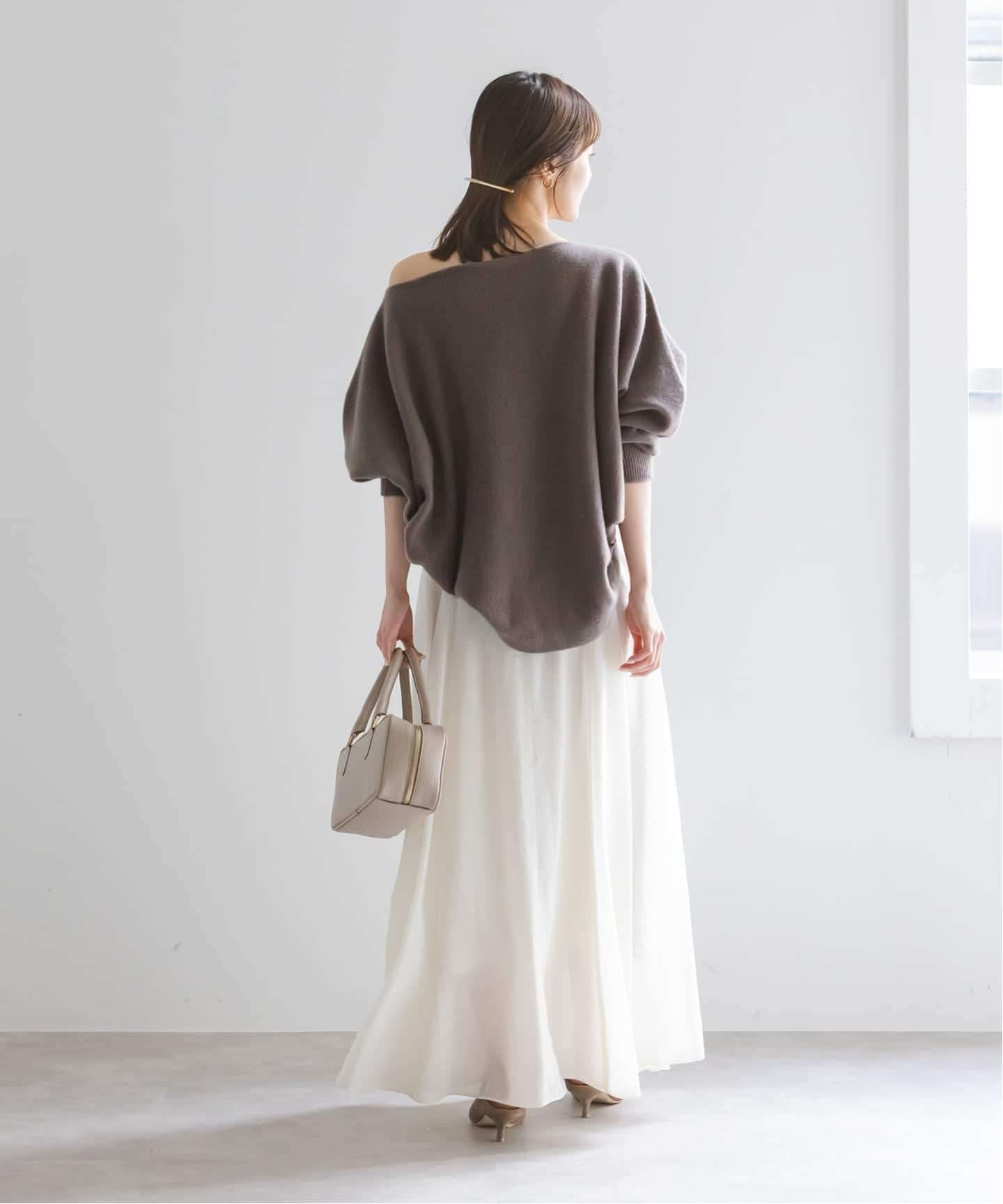 追加》ファインウールドルマンプルオーバー（ニット／セーター