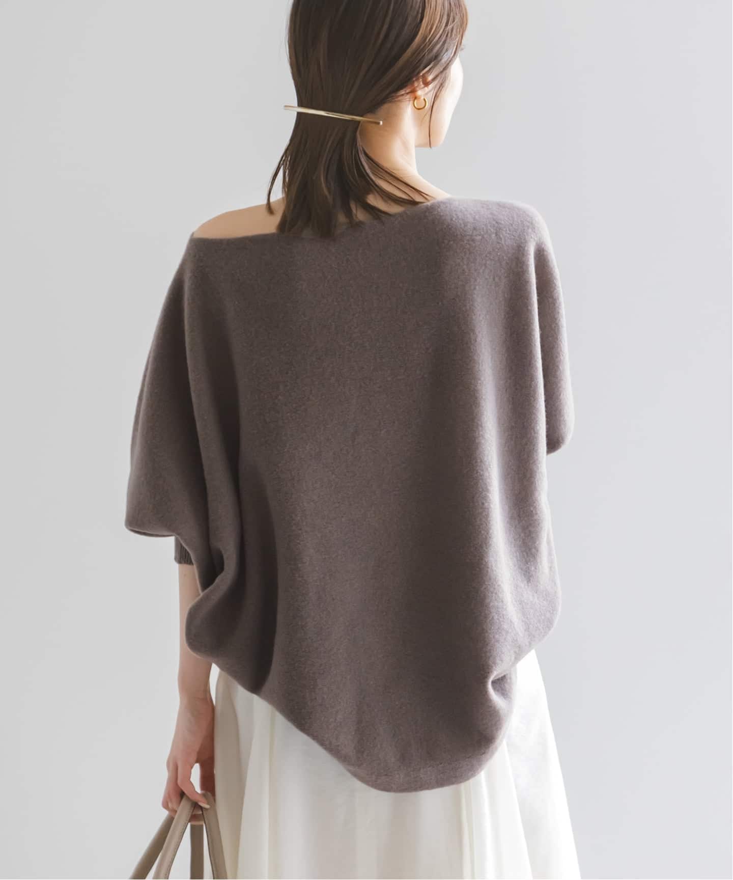 WEB・一部店舗限定追加2》ファインウールドルマンプルオーバー（ニット