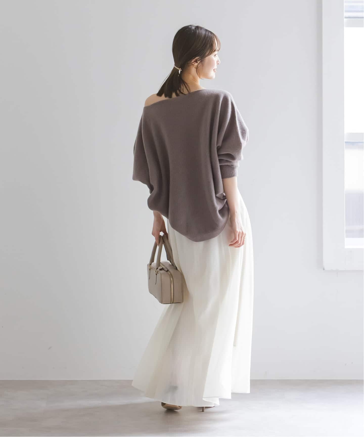 追加》ファインウールドルマンプルオーバー（ニット／セーター