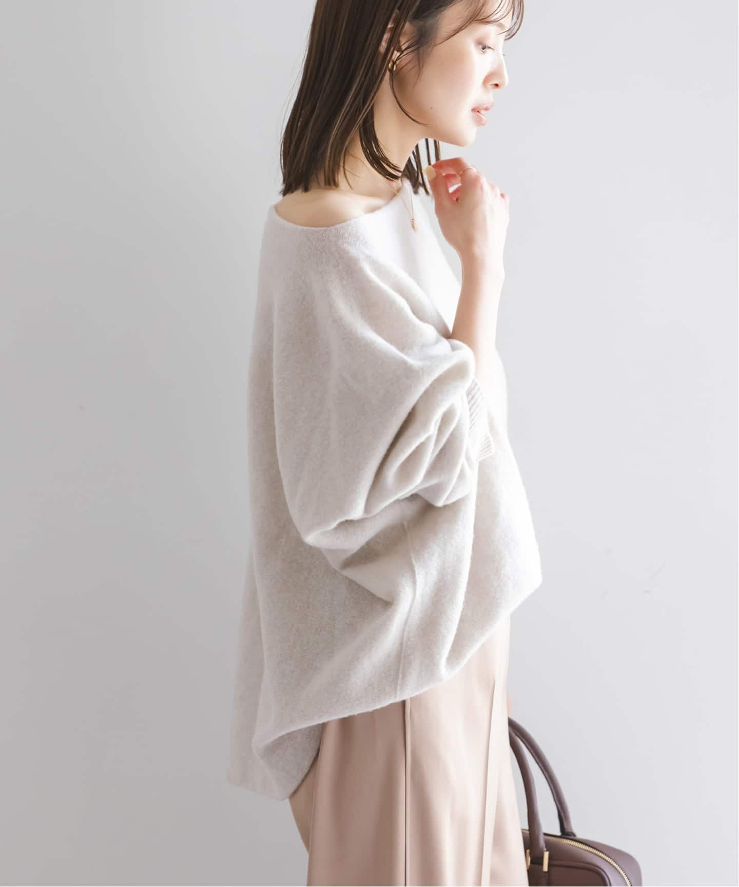 WEB・一部店舗限定追加2》ファインウールドルマンプルオーバー（ニット