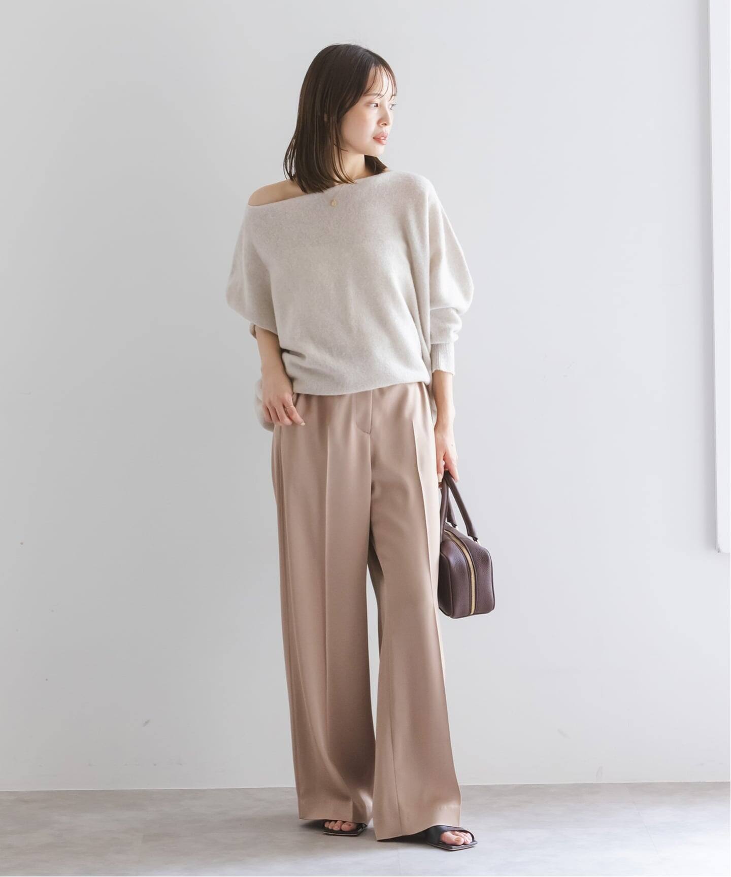 noble ファインウールドルマンプルオーバー キャメル NOBLE ニット セーター 「追加」ファインウールドルマンプルオーバー 5