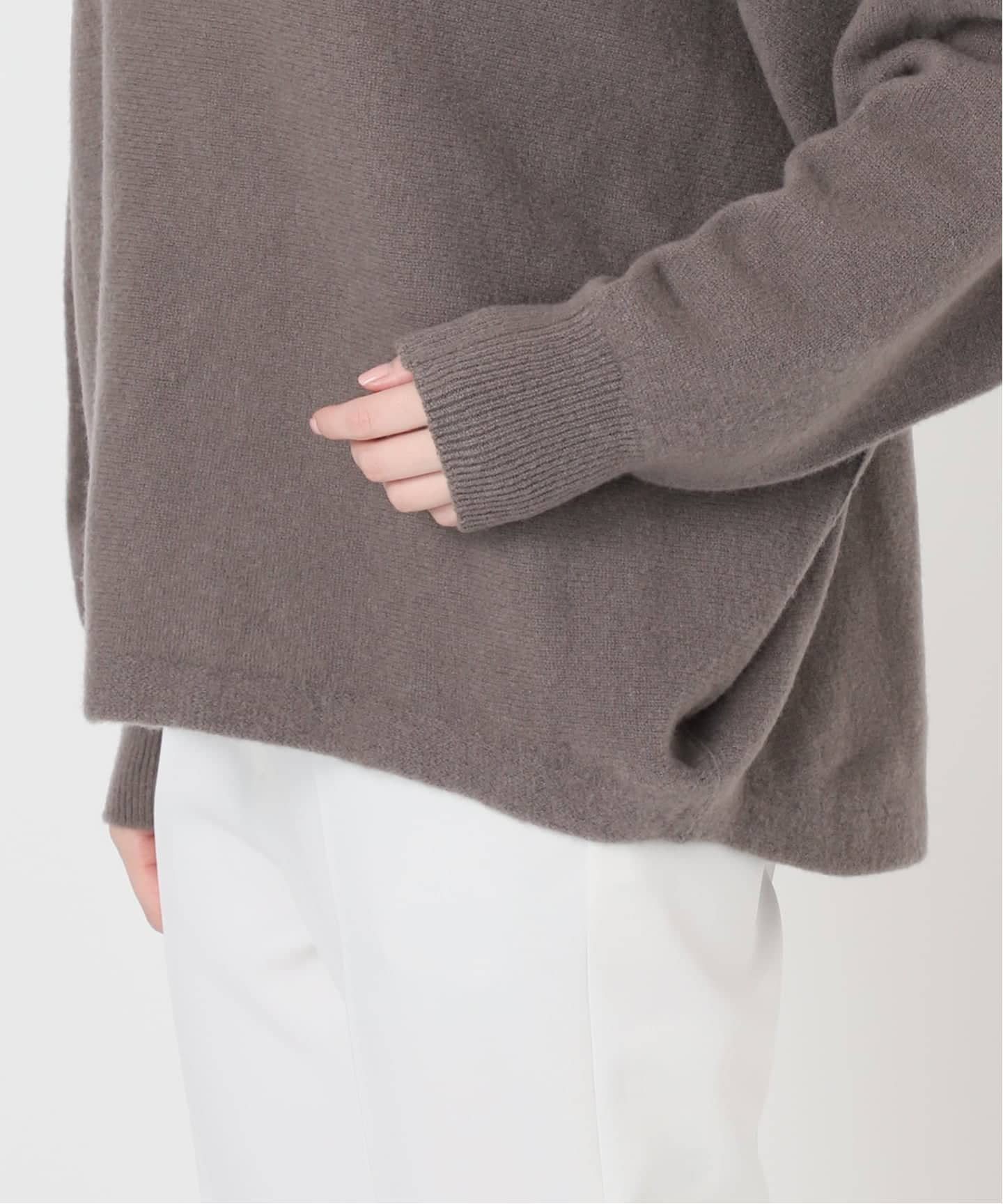 追加》ファインウールドルマンプルオーバー（ニット／セーター