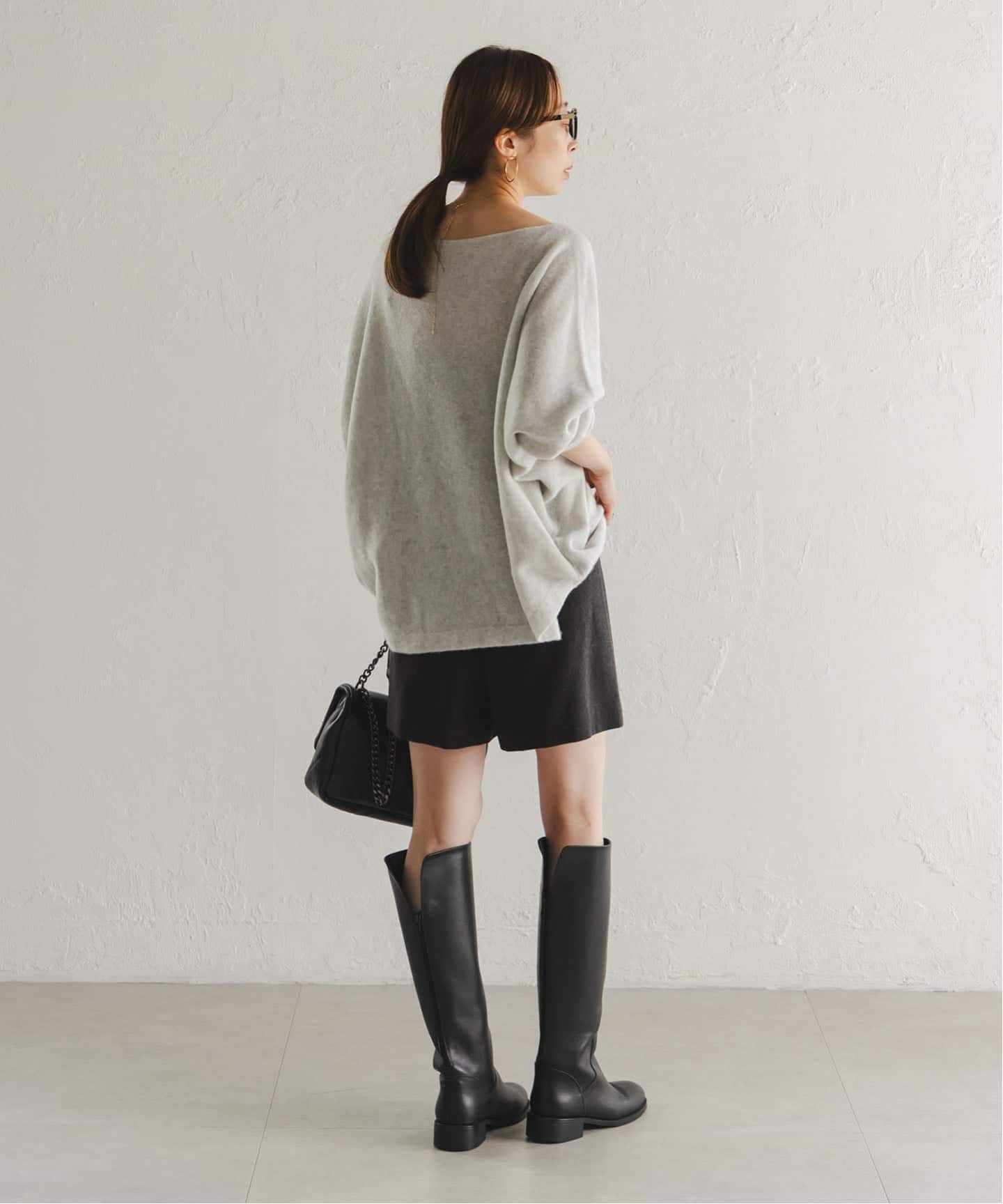 新品未使用タグ付き Noble ファインウールドルマンプルオーバー　パープ NOBLE｜《WEB・一部店舗限定追加2》ファインウールドルマンプル