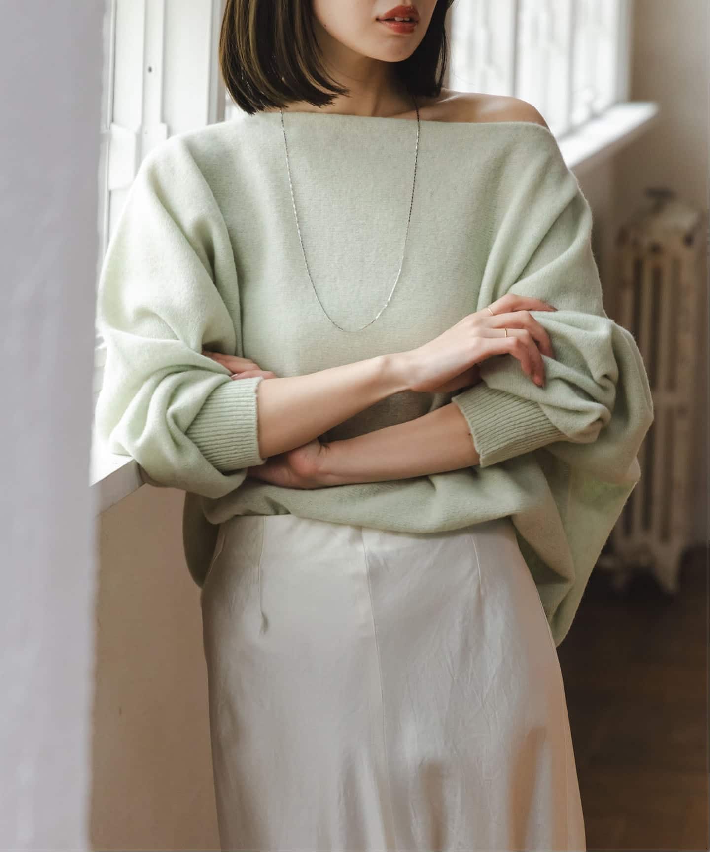 追加3》ファインウールドルマンプルオーバー（ニット／セーター