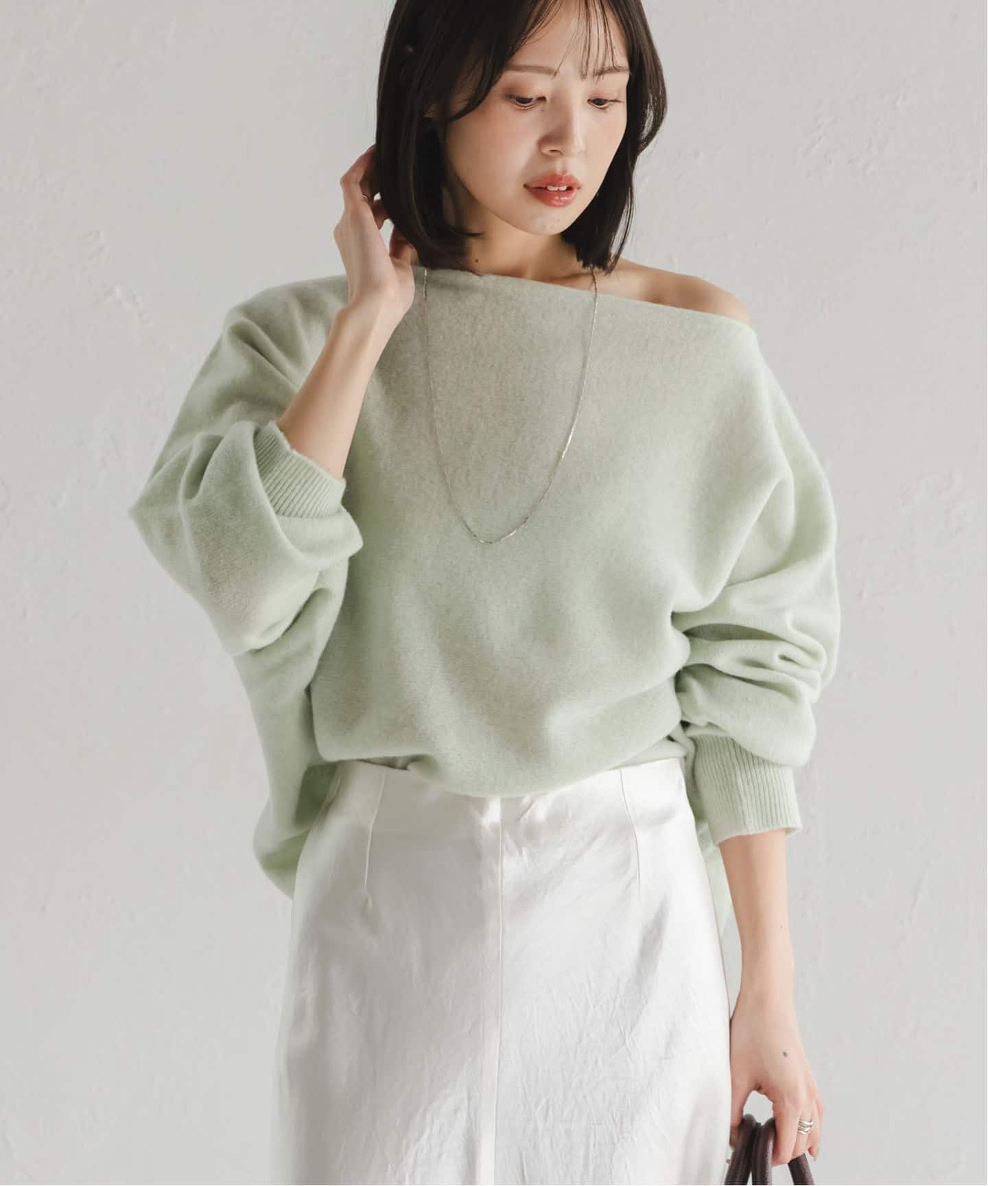 ファインウールドルマンプルオーバー　ノーブル 追加3》ファインウールドルマンプルオーバー（ニット／セーター