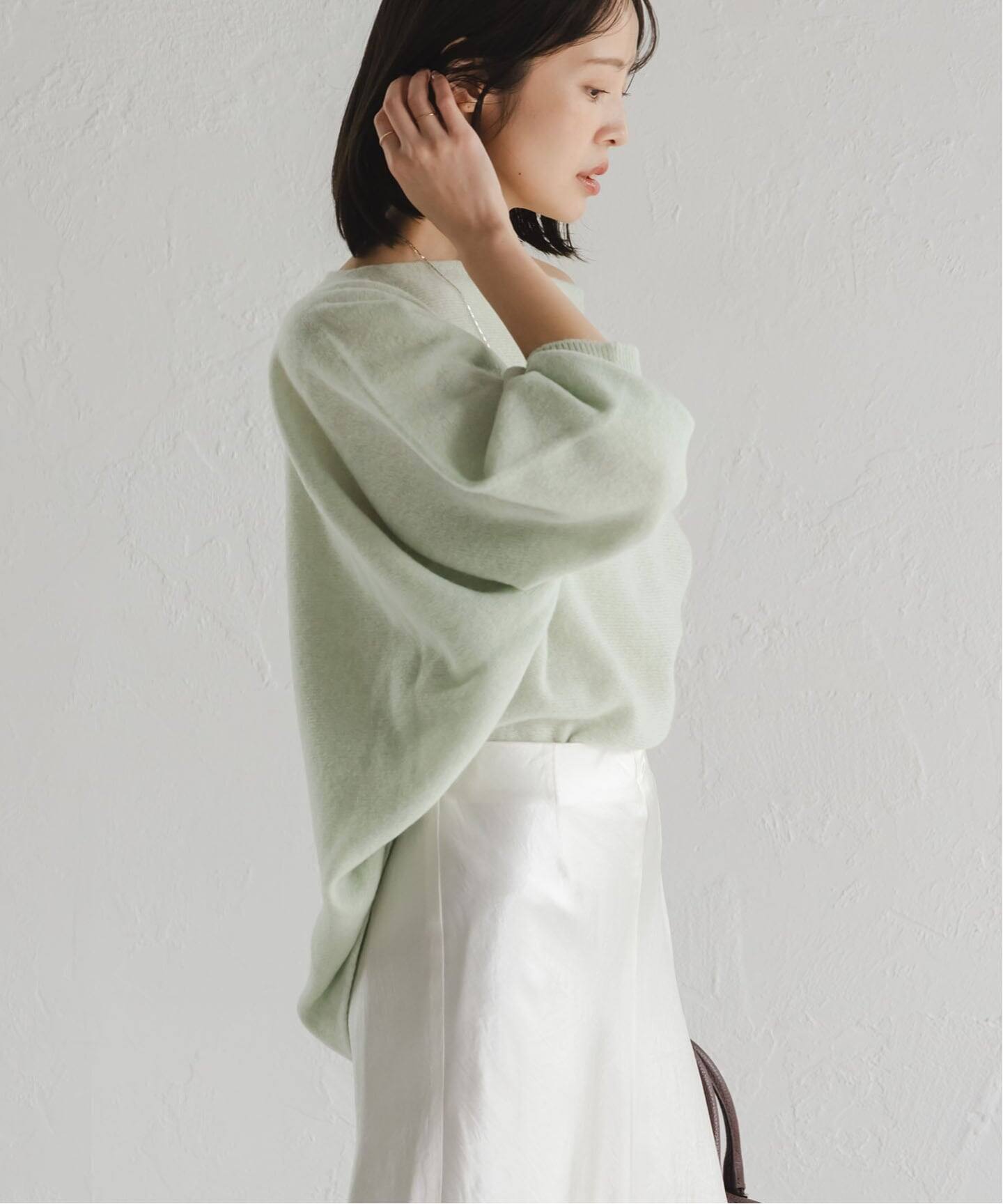 追加3》ファインウールドルマンプルオーバー（ニット／セーター