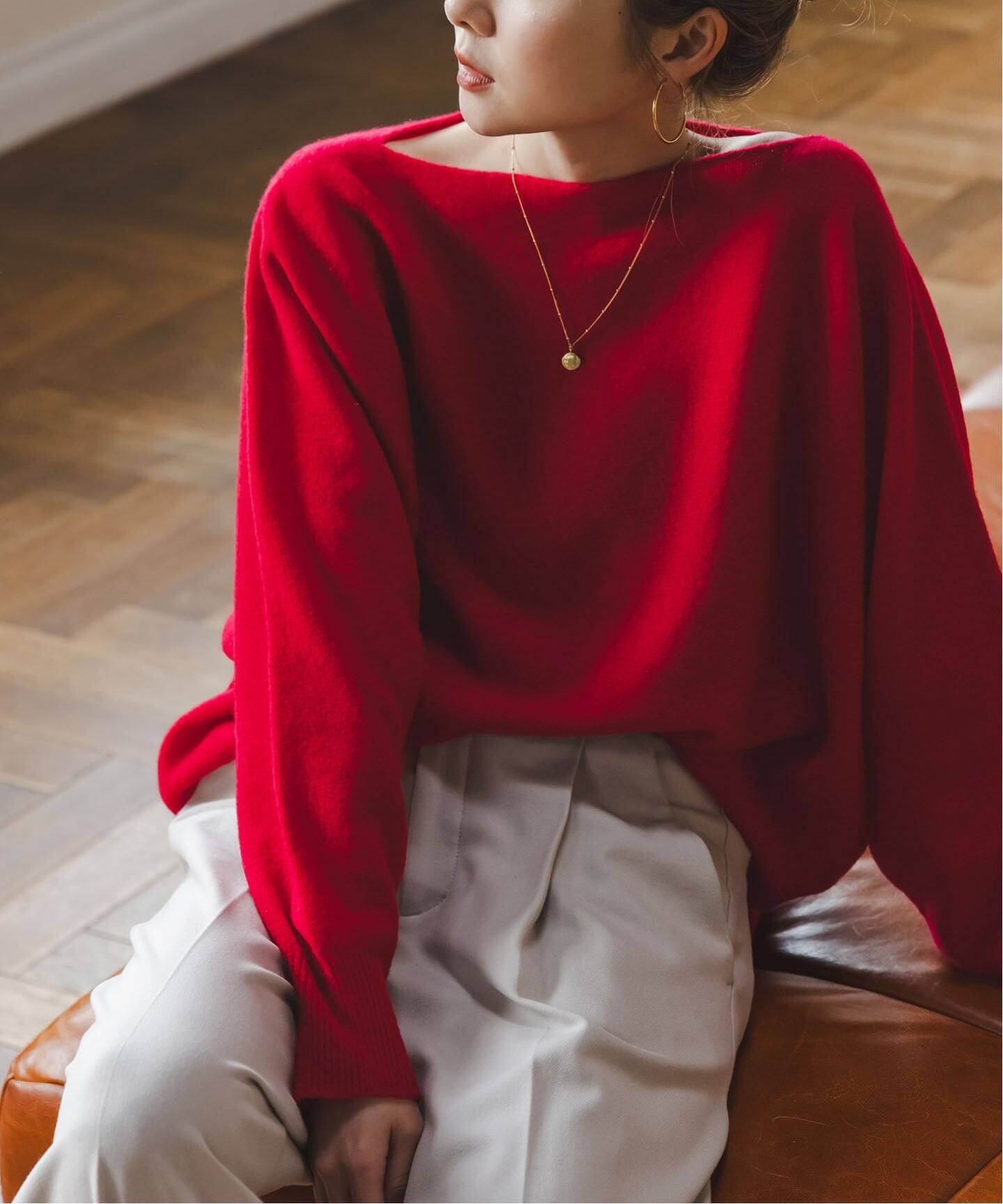 追加3》ファインウールドルマンプルオーバー（ニット／セーター