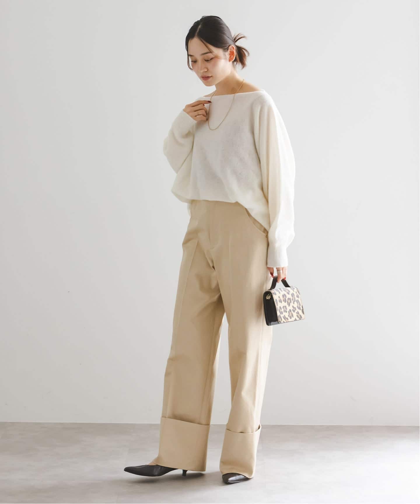 WEB限定カラー・追加4》ファインウールドルマンプルオーバー（ニット