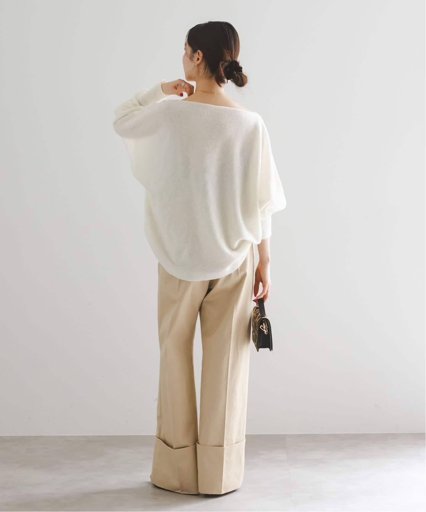 WEB限定カラー・追加4》ファインウールドルマンプルオーバー（ニット