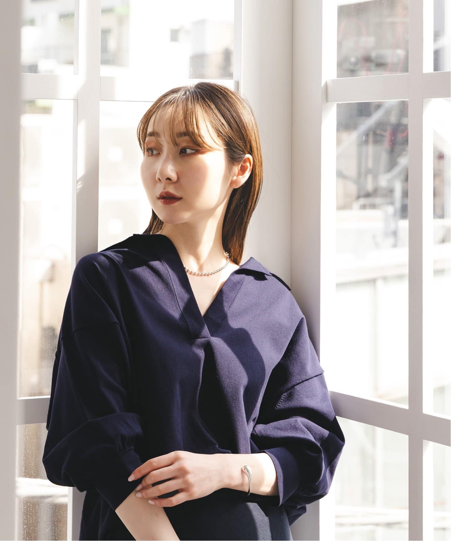 noble ポロ襟ニット　美品 ポロエリニット（ニット／セーター）｜NOBLE（ノーブル）の通販