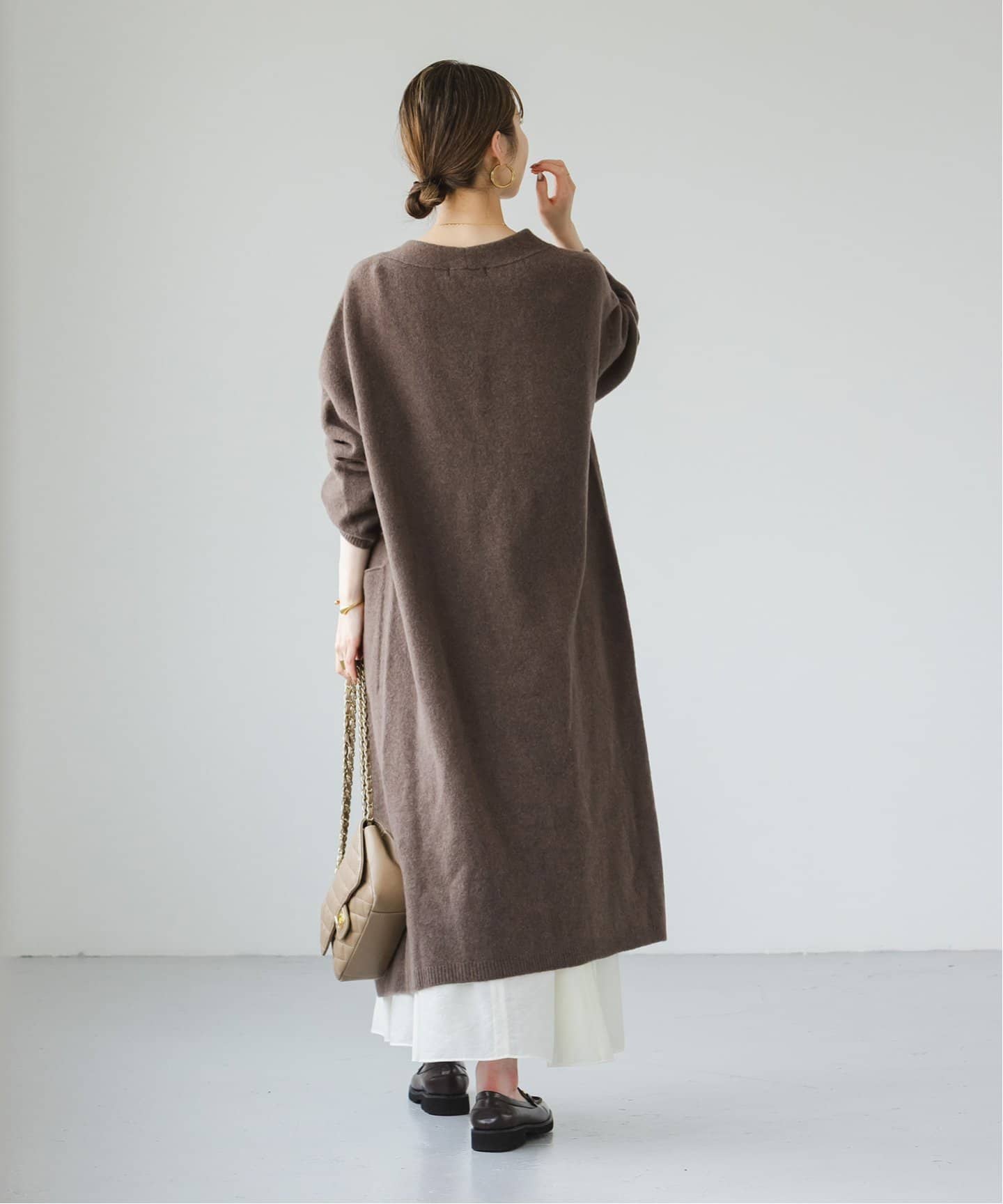 エアリーロングガウンカーディガン（カーディガン）｜NOBLE（ノーブル