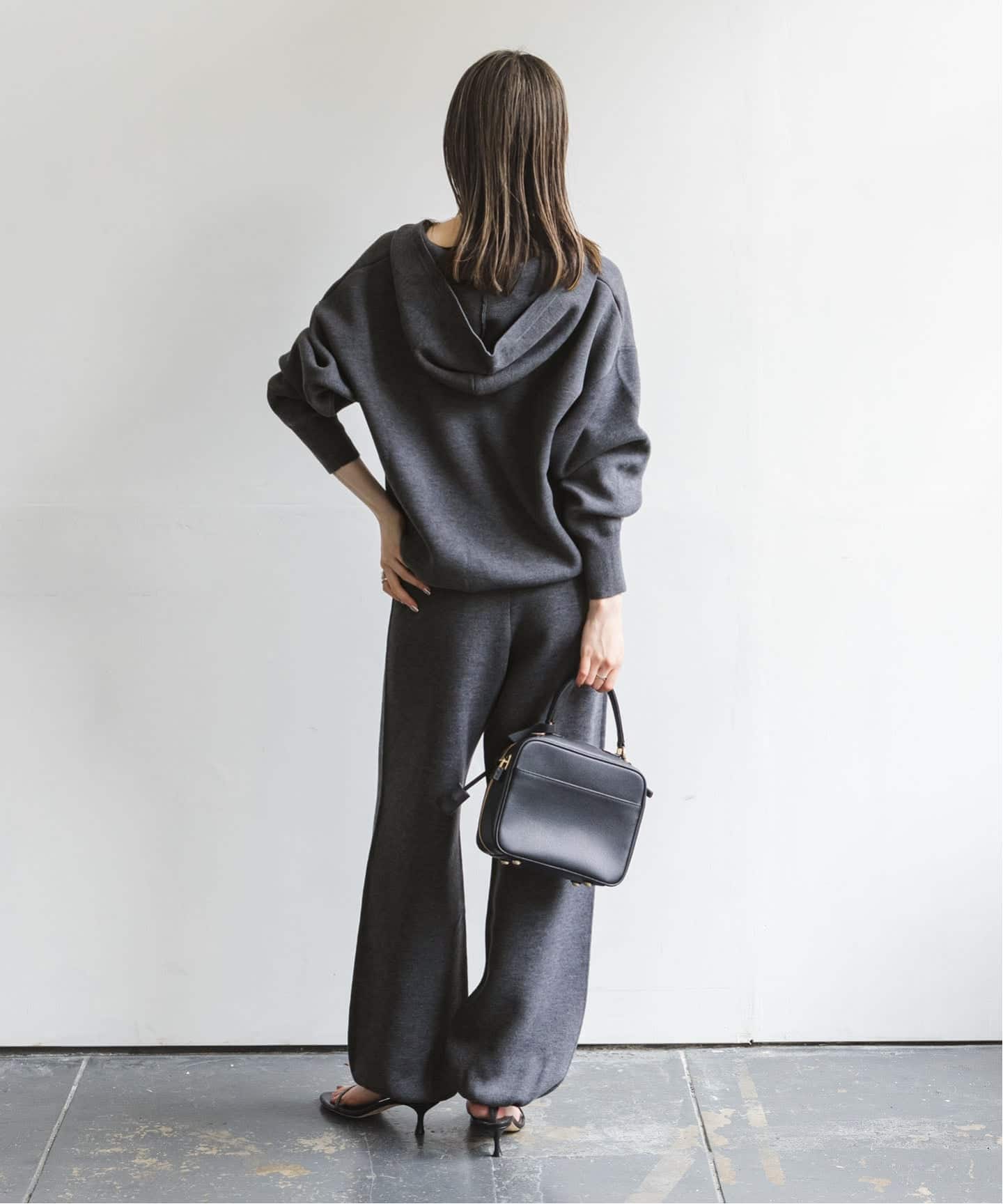 追加》接結タック編みフードプルオーバー（ニット／セーター）｜NOBLE