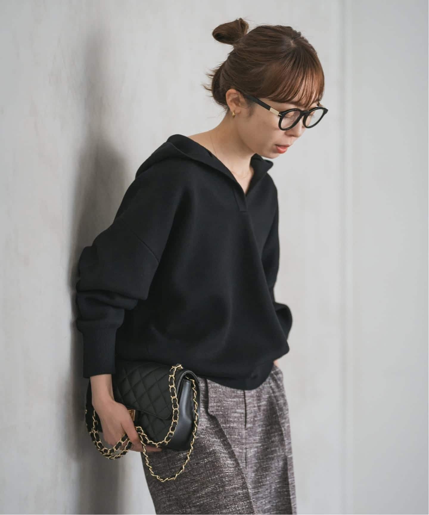 追加》接結タック編みフードプルオーバー（ニット／セーター）｜NOBLE