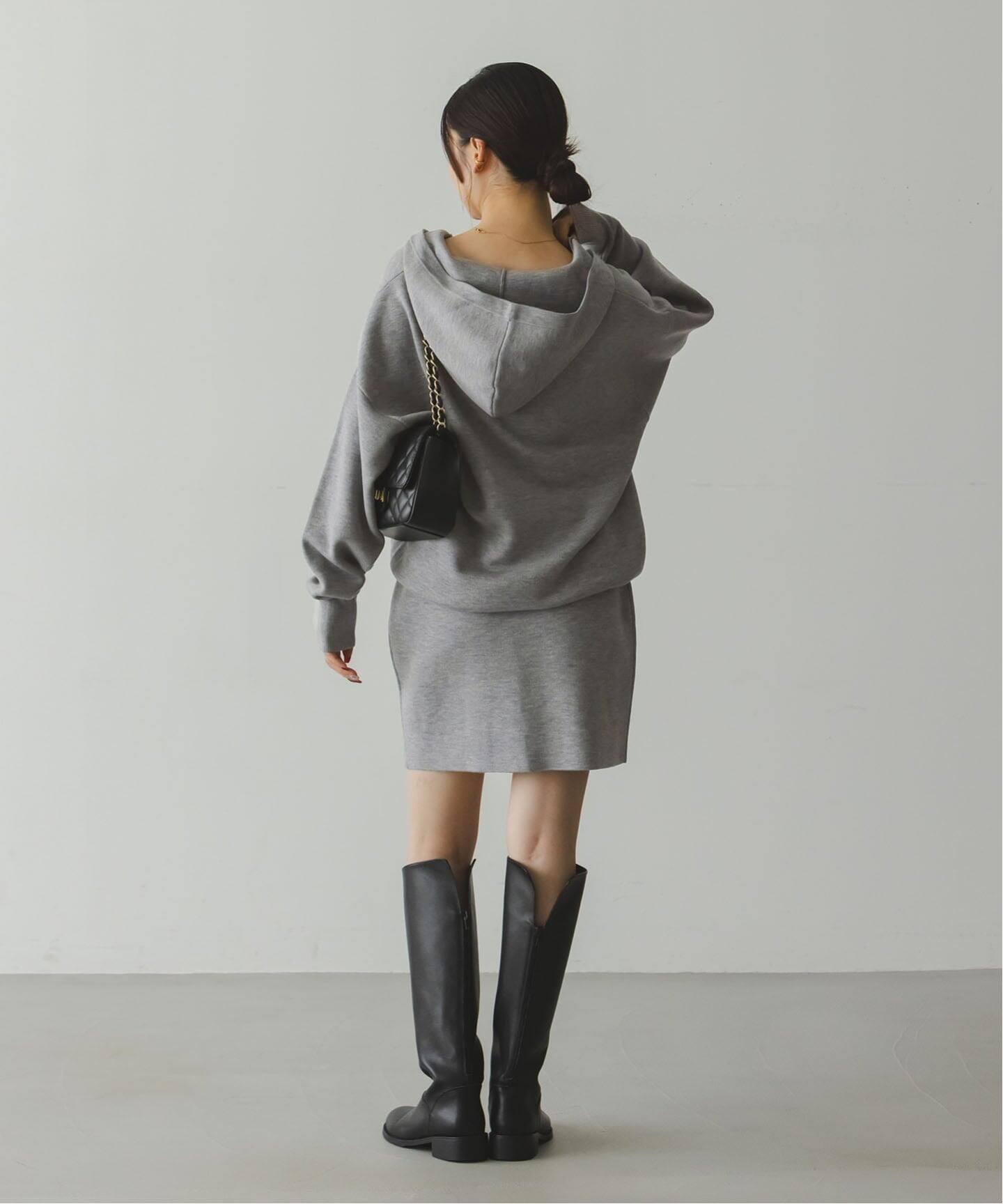 追加》接結タック編みフードプルオーバー（ニット／セーター）｜NOBLE