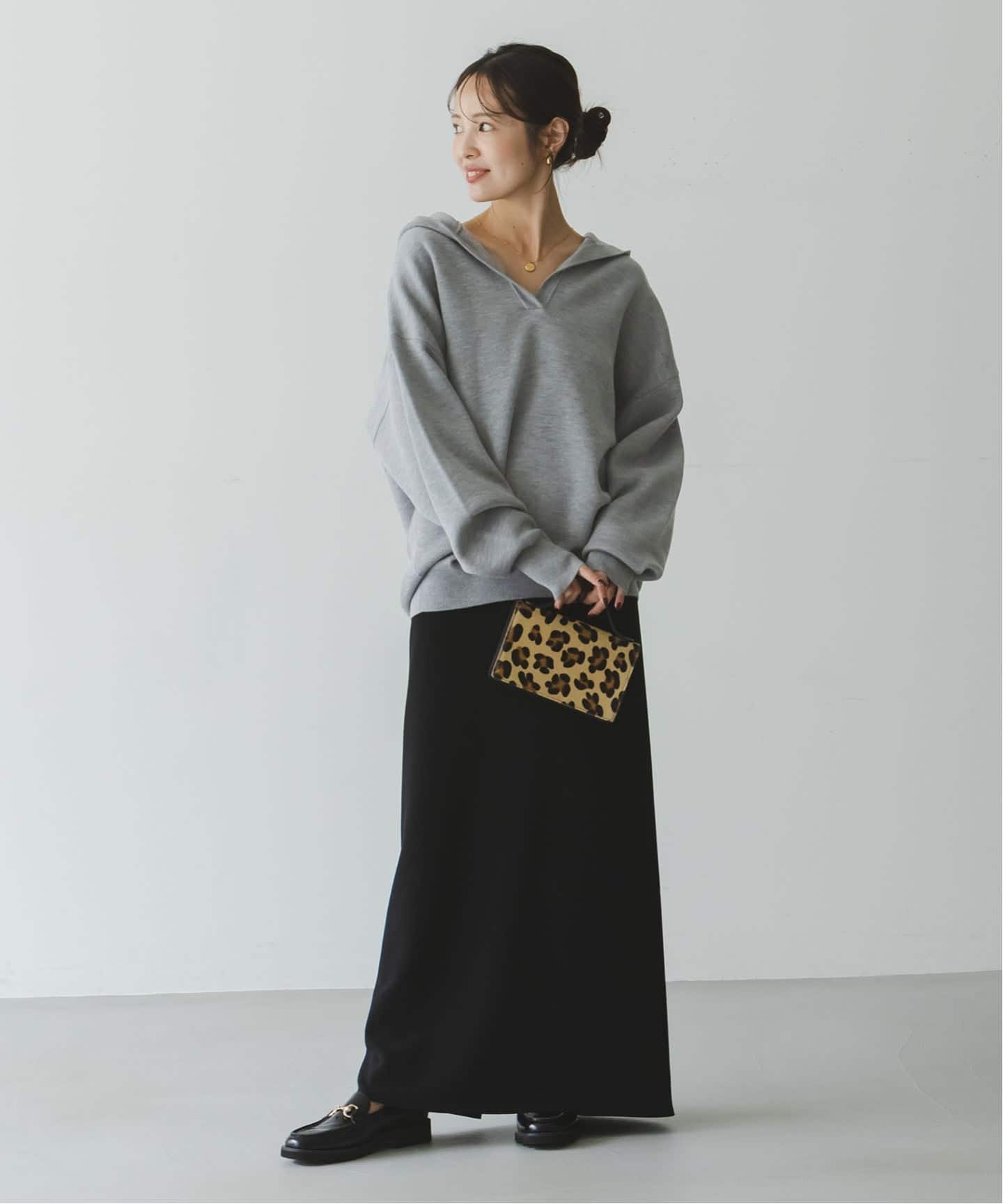 追加》接結タック編みフードプルオーバー（ニット／セーター）｜NOBLE