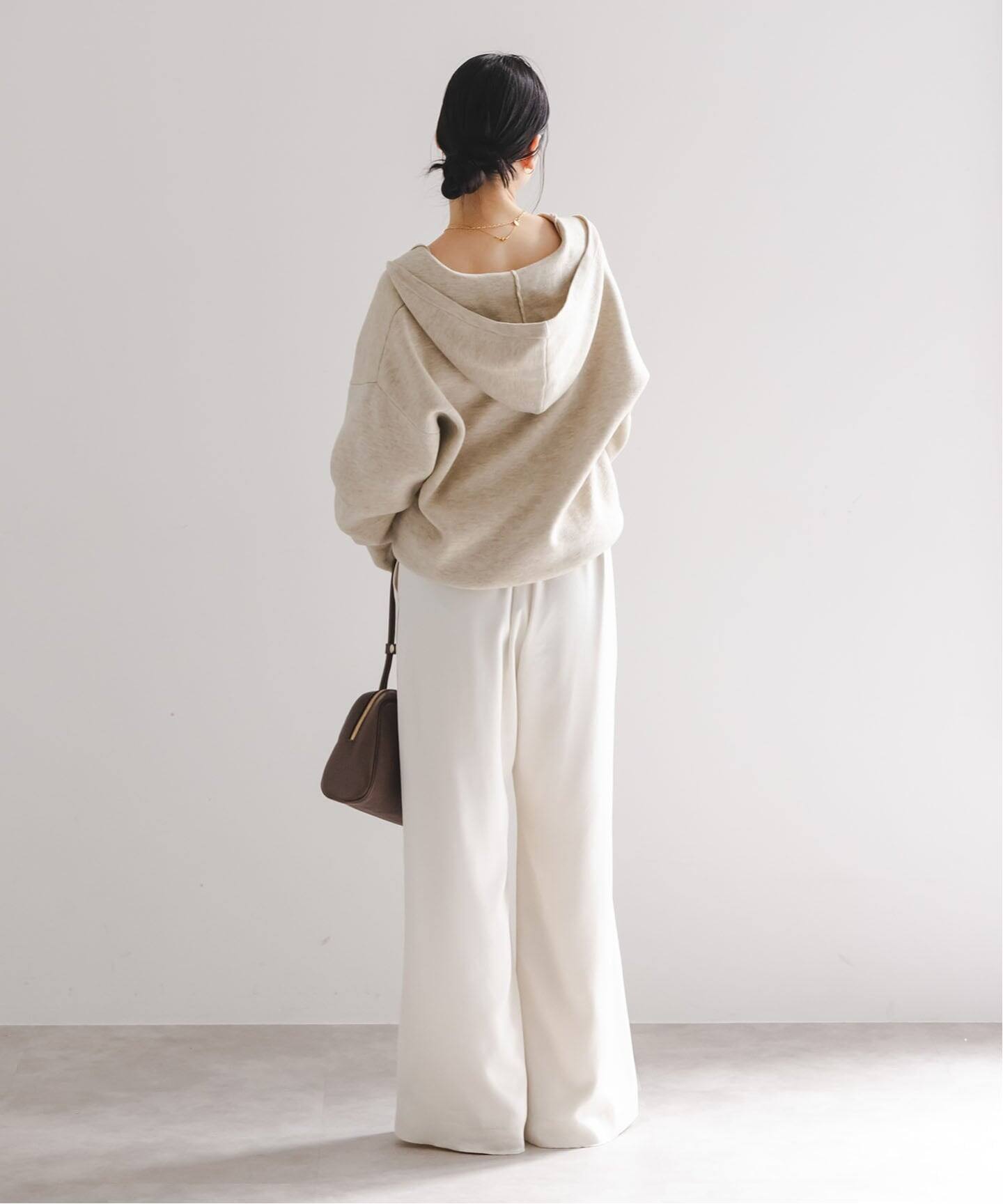 追加》接結タック編みフードプルオーバー2（ニット／セーター）｜NOBLE