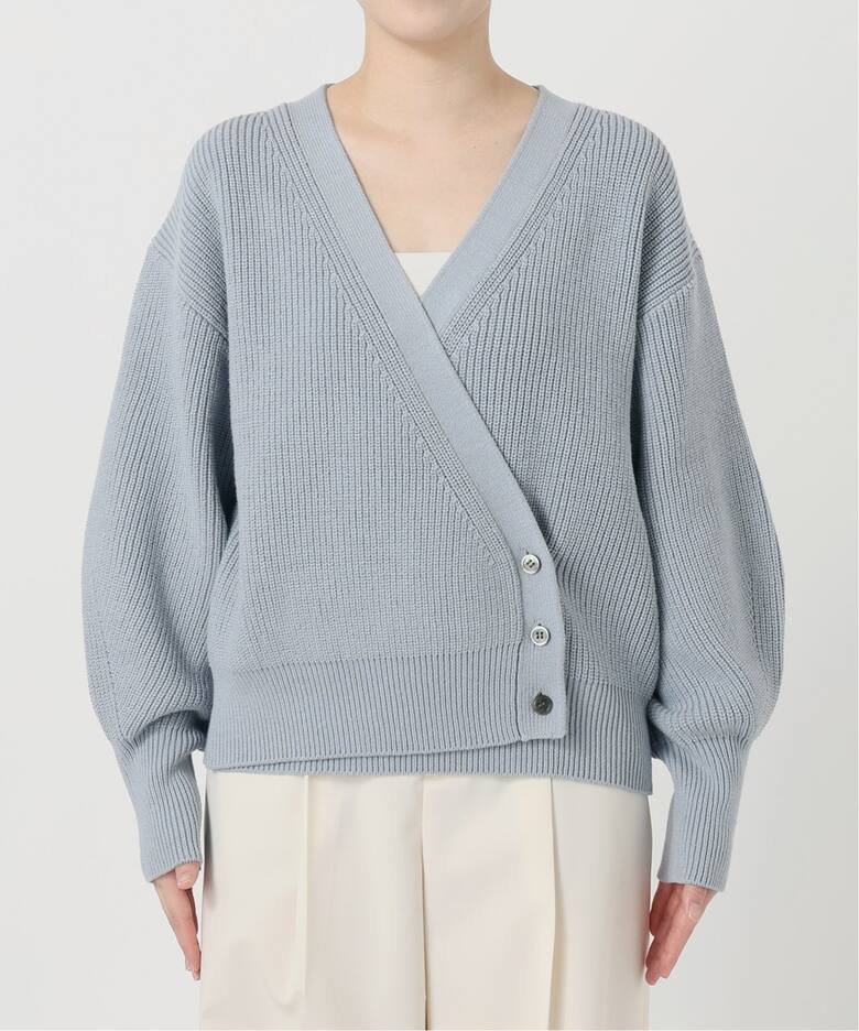 片畦カシュクール風プルオーバー（ニット／セーター）｜NOBLE  