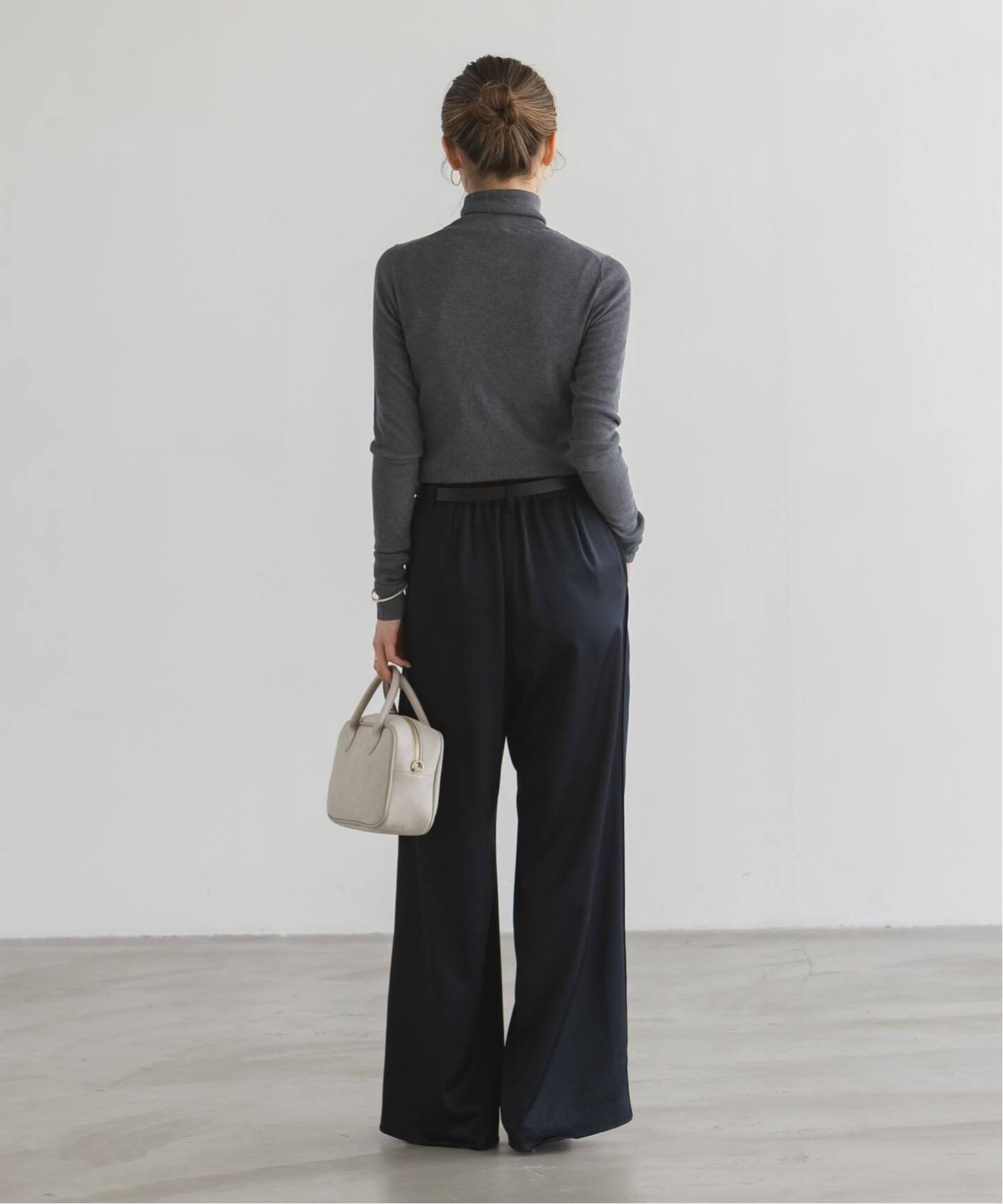 ファインゲージリブタートル（ニット／セーター）｜NOBLE（ノーブル