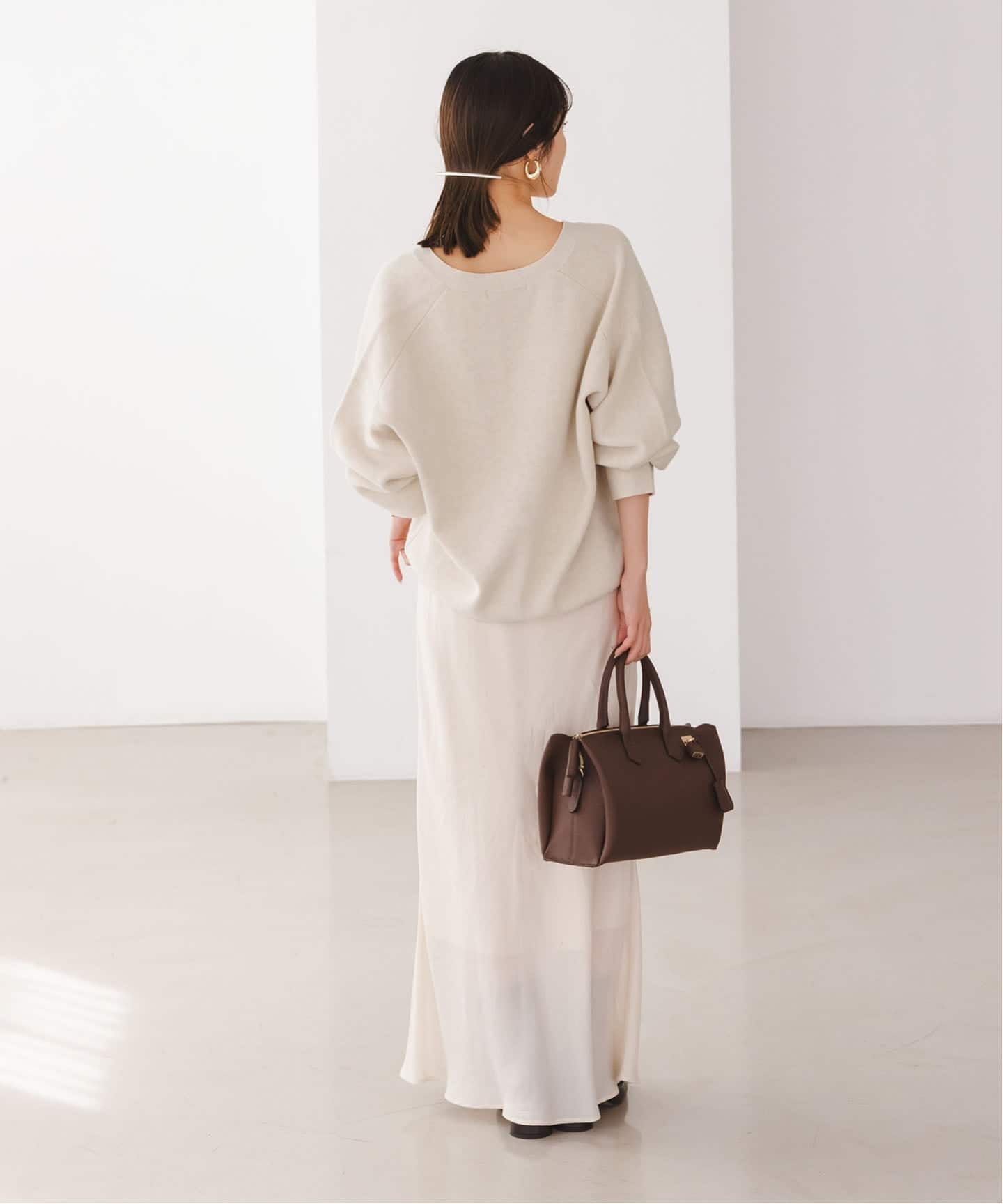 【新品・タグ付き】NobleのカシミヤMIXスムースVプルオーバー NOBLE｜カシミヤMIX スムースVプルオーバー | Rakuten Fashion(楽天