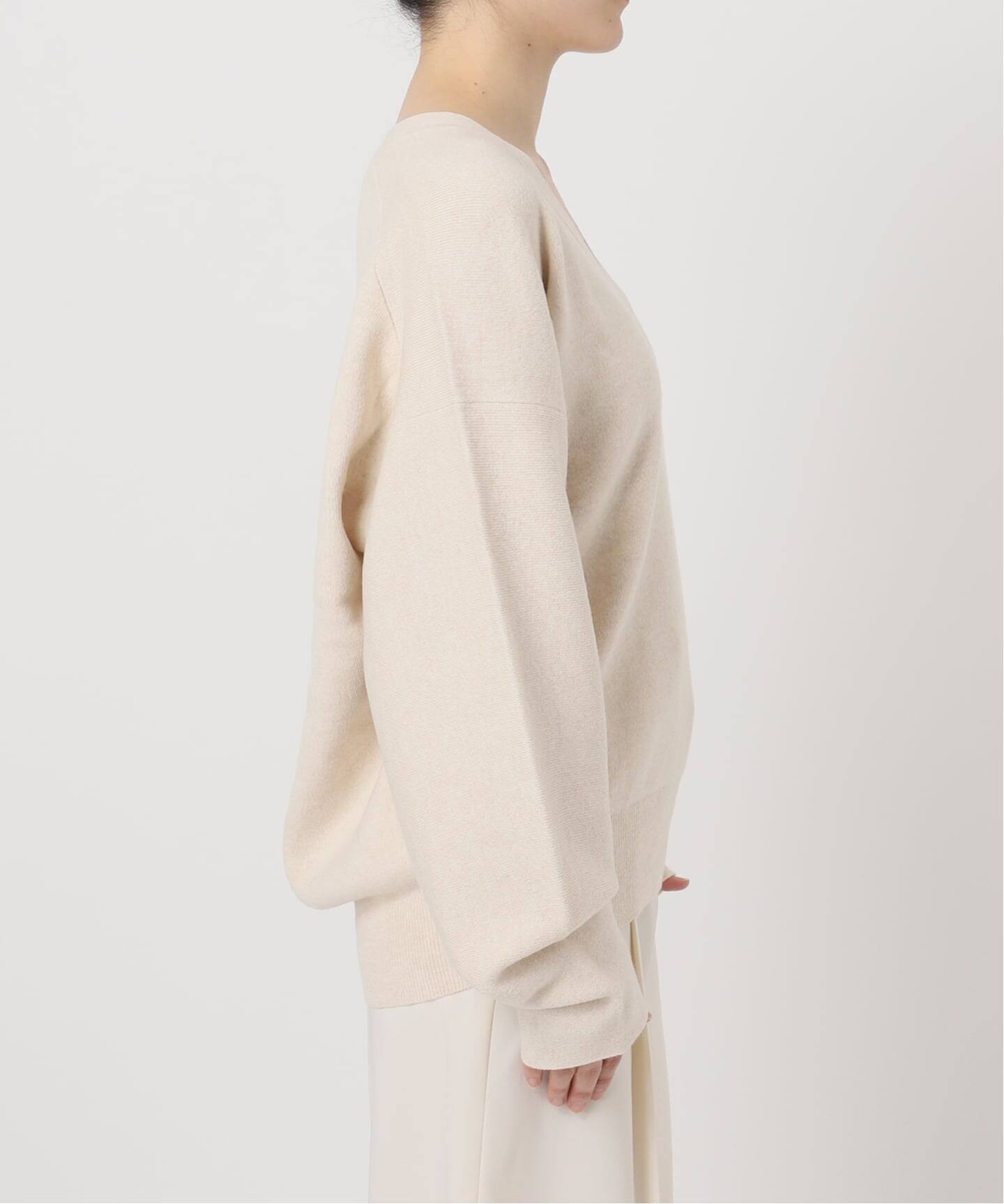 追加》カシミヤMIXスムースVプルオーバー2（ニット／セーター）｜NOBLE