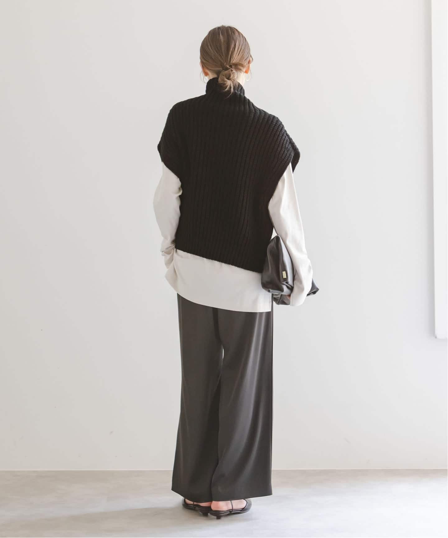 ***様 ノーブル　NOBLE 3G片畦ハイネックベスト　新品ブラック　完売　オ 追加》3G片畦ハイネックベスト（ベスト）｜NOBLE（ノーブル）の通販