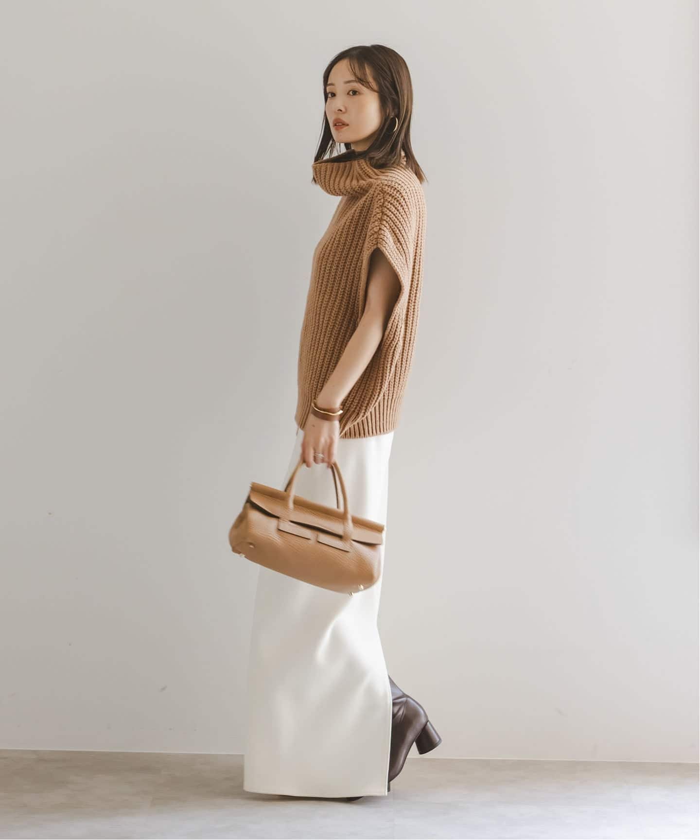 追加》3G片畦ハイネックベスト（ベスト）｜NOBLE（ノーブル）の通販