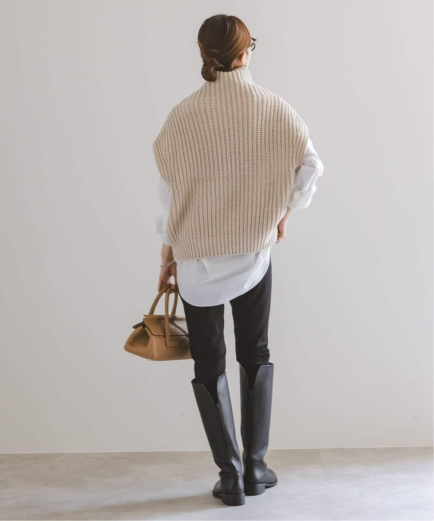 追加》3G片畦ハイネックベスト（ベスト）｜NOBLE（ノーブル）の通販