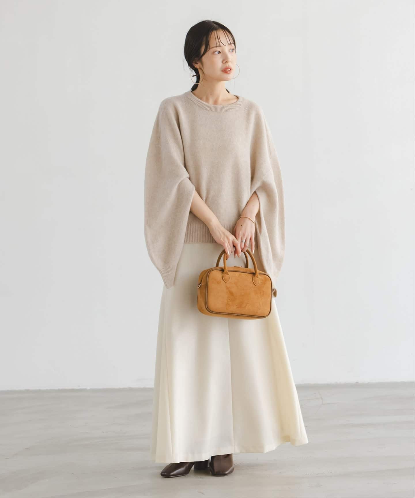 スリーブオープンプルオーバー（ニット／セーター）｜NOBLE（ノーブル