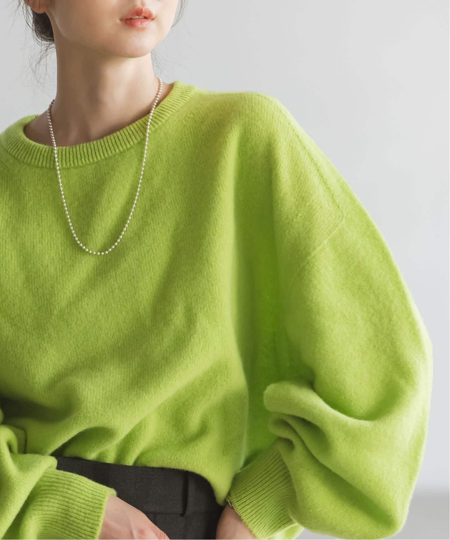 スリーブオープンプルオーバー（ニット／セーター）｜NOBLE（ノーブル