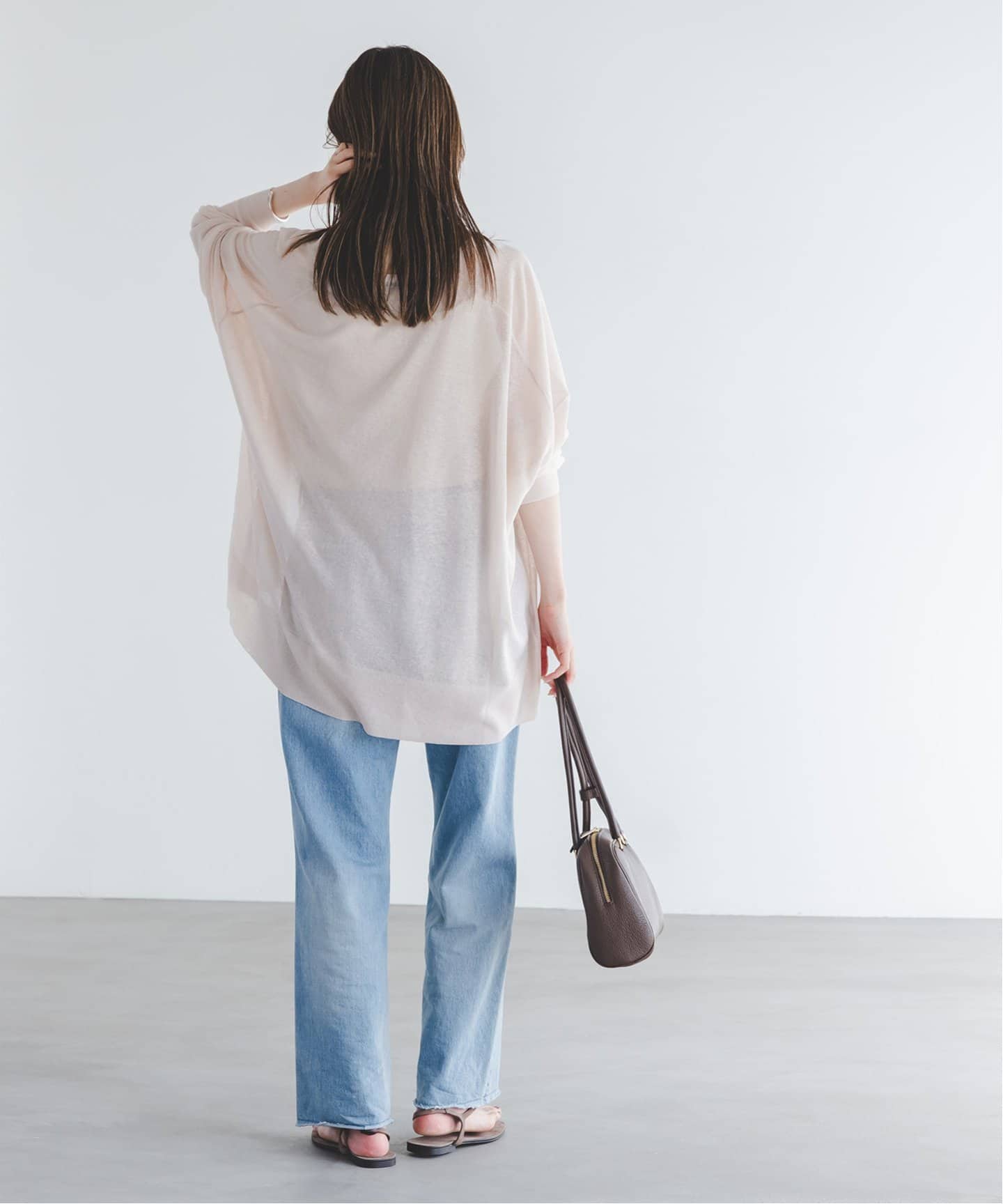 18Gシアーオーバーサイズカーディガン（カーディガン）｜NOBLE