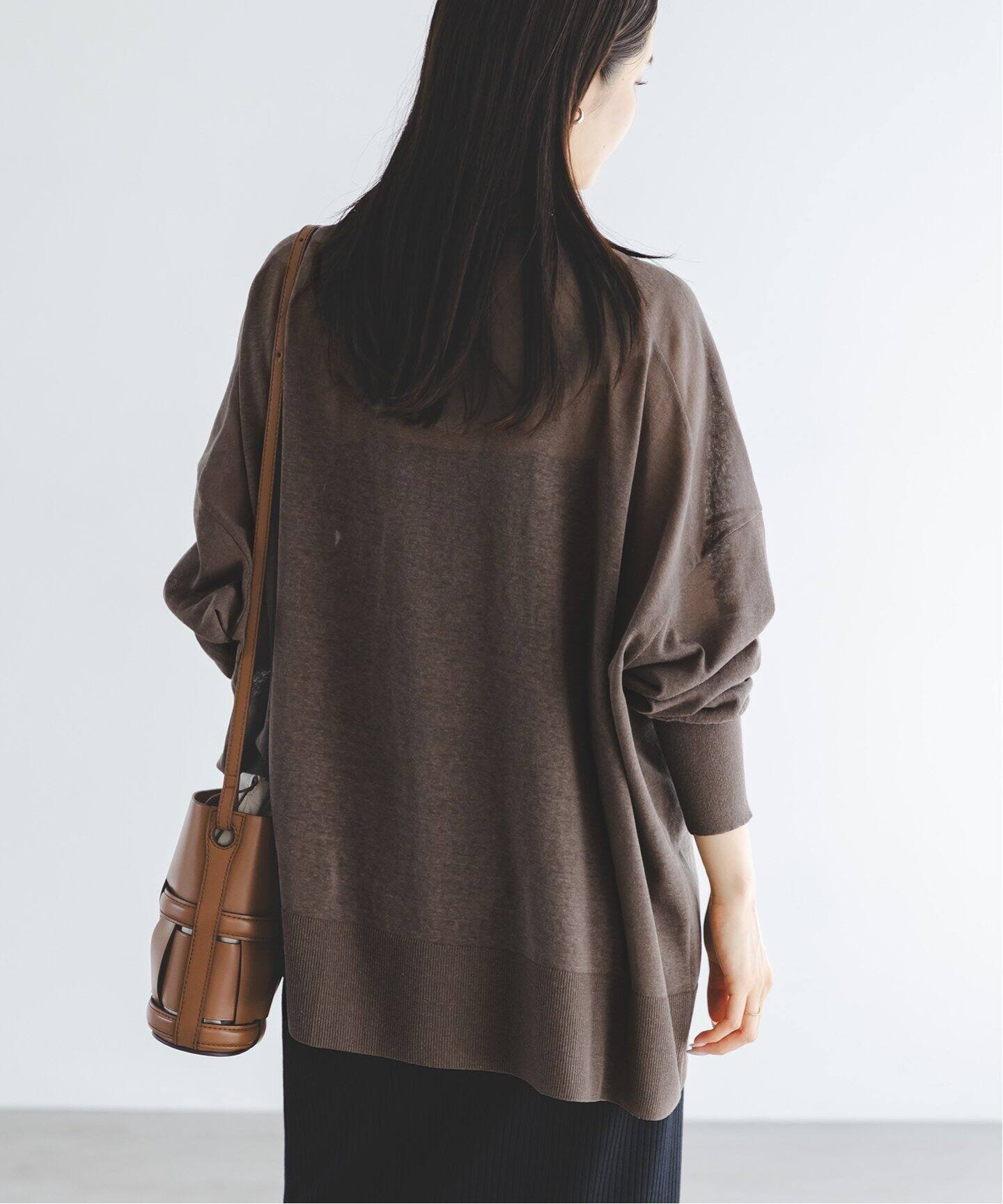 18Gシアーオーバーサイズカーディガン（カーディガン）｜NOBLE