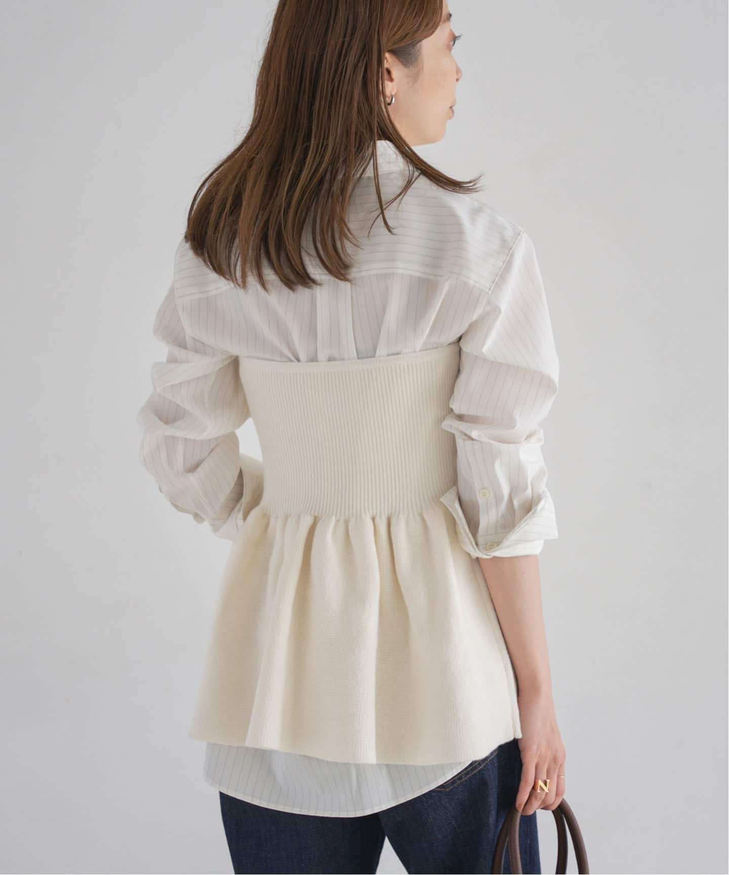 予約》ニットビスチェ（ニット／セーター）｜NOBLE（ノーブル