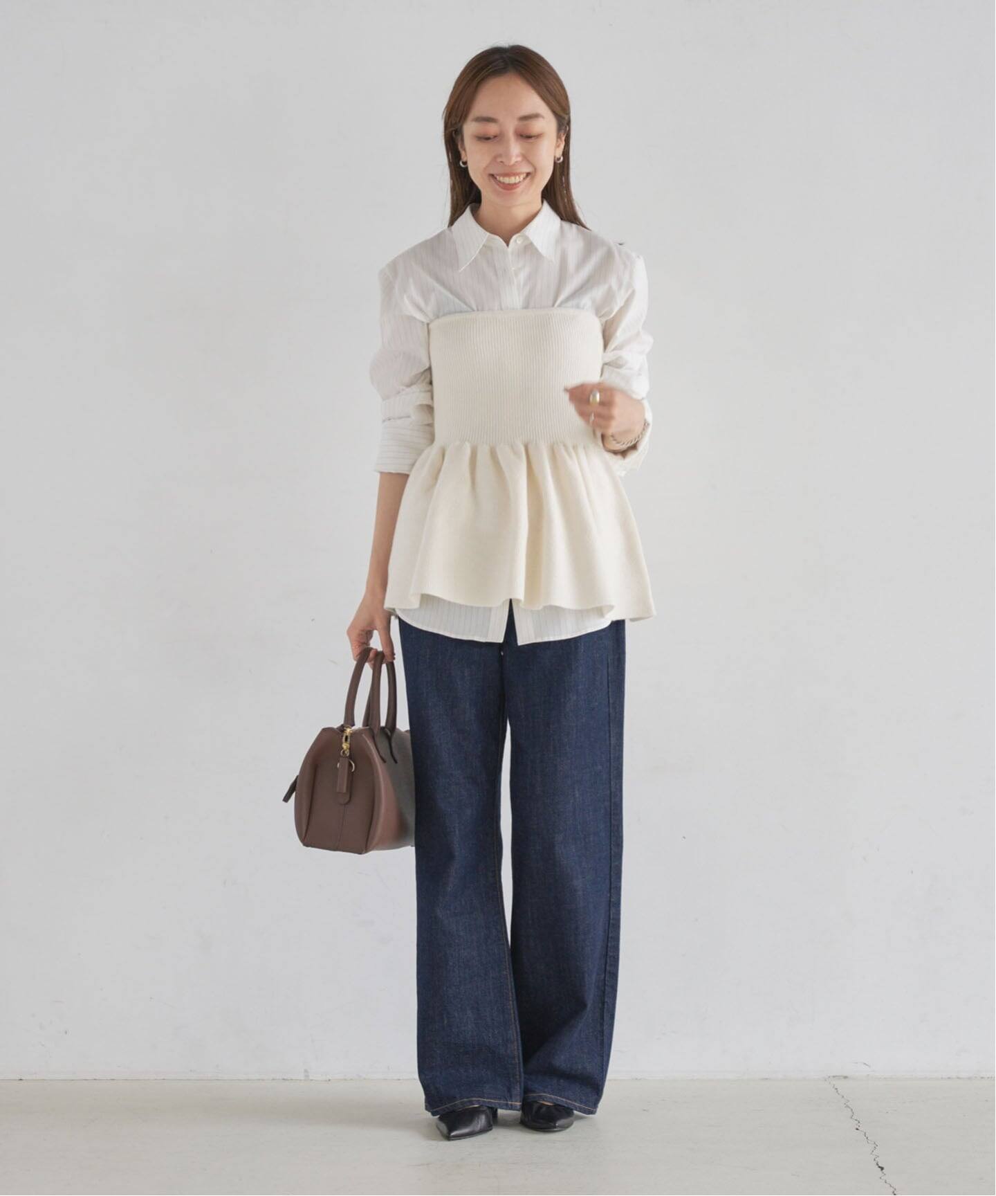 ニットビスチェ（ニット／セーター）｜NOBLE（ノーブル）の通販