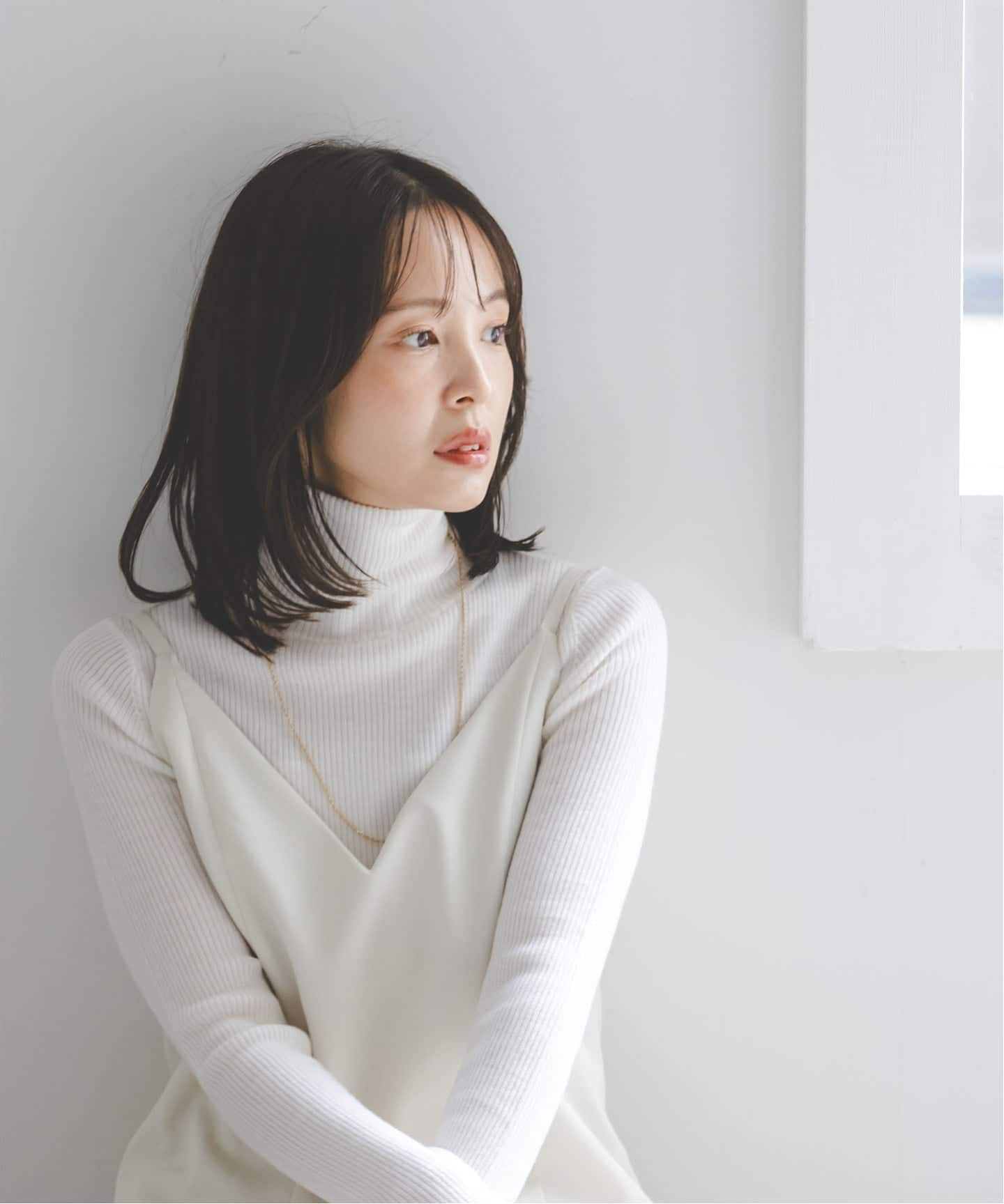 追加》リブタートルネックニット（ニット／セーター）｜NOBLE