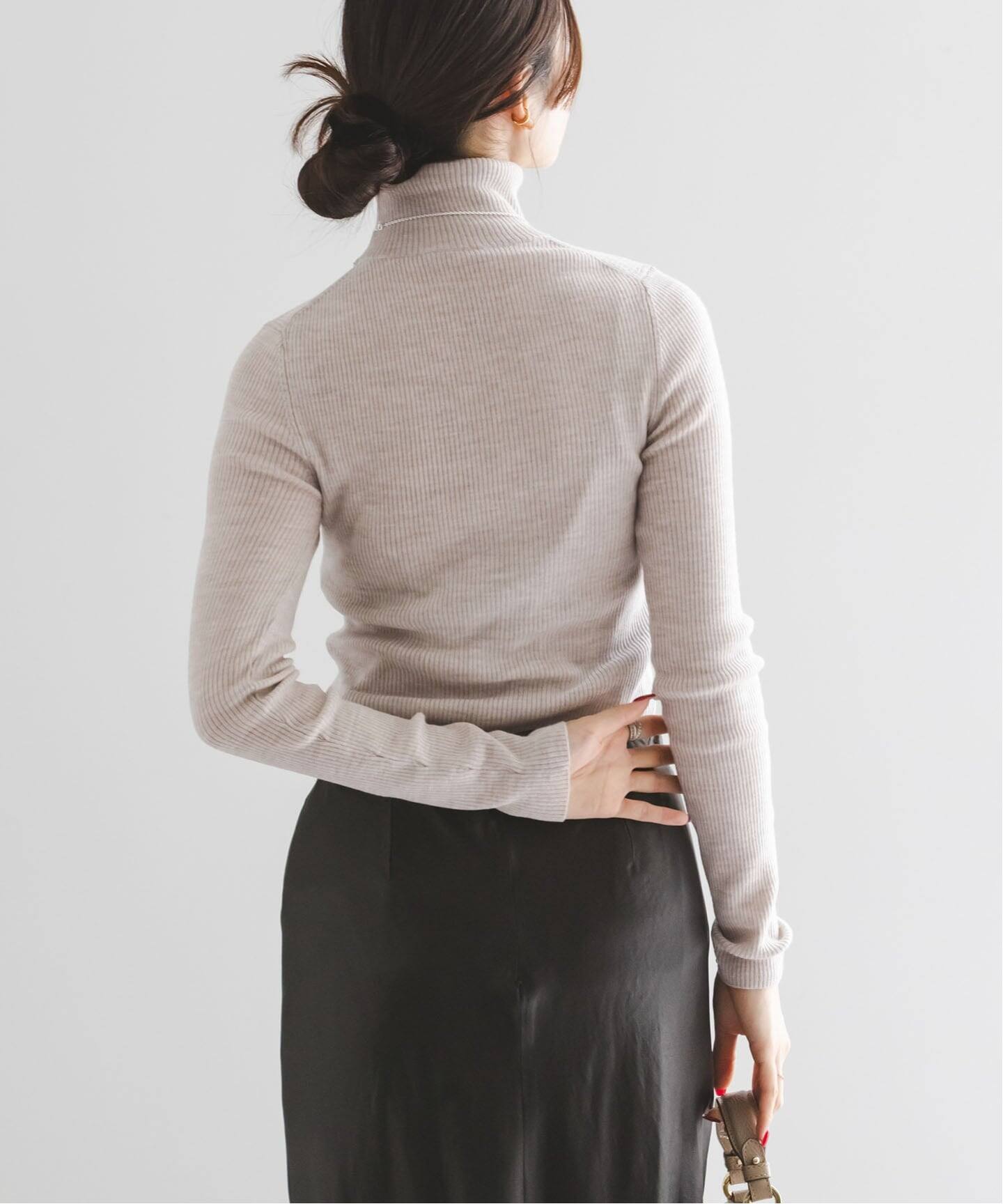 追加》リブタートルネックニット（ニット／セーター）｜NOBLE