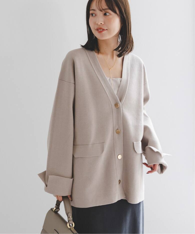 接結ジャケットライクカーディガン（カーディガン）｜NOBLE（ノーブル  