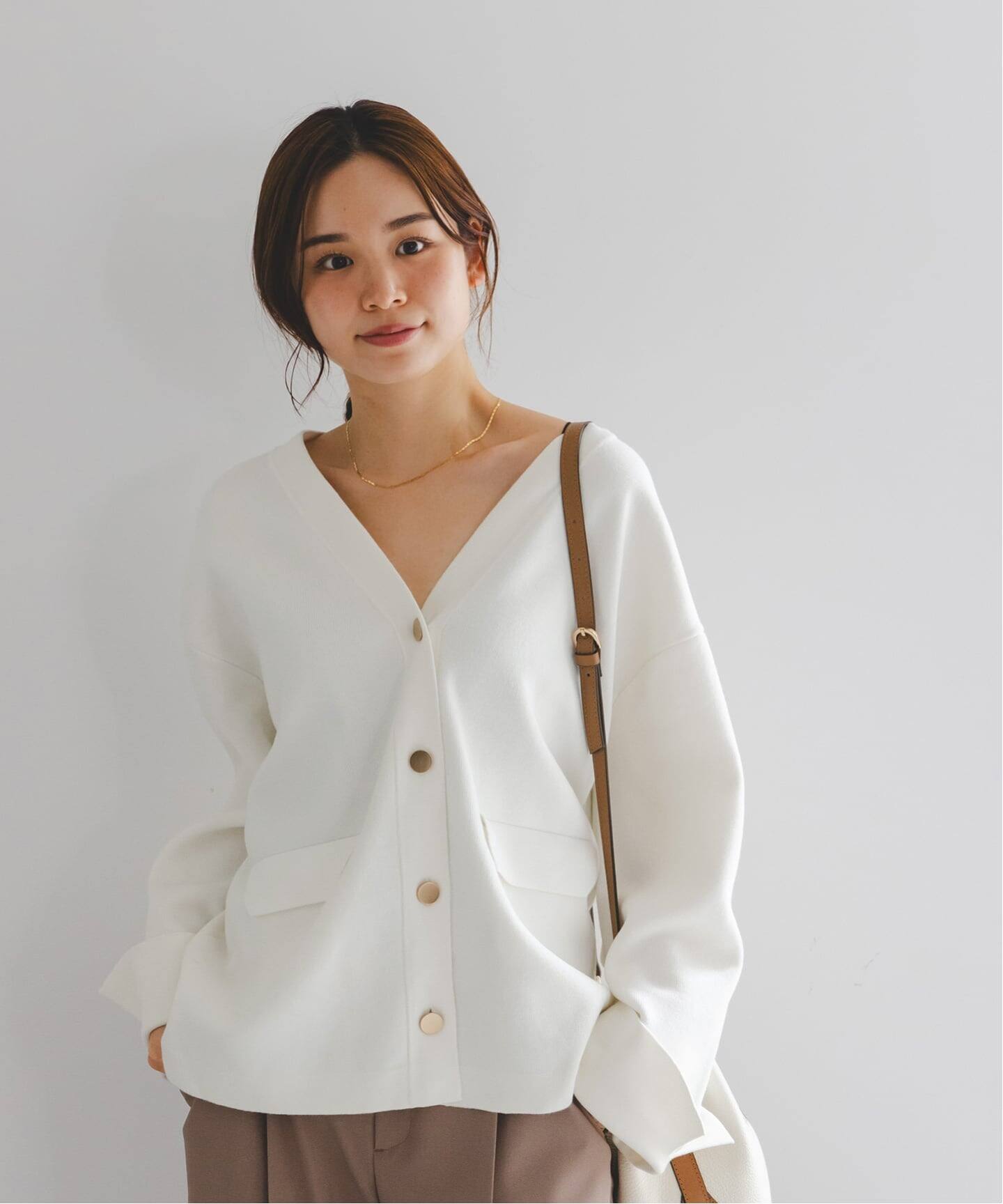 WEB限定追加》接結ジャケットライクカーディガン（カーディガン