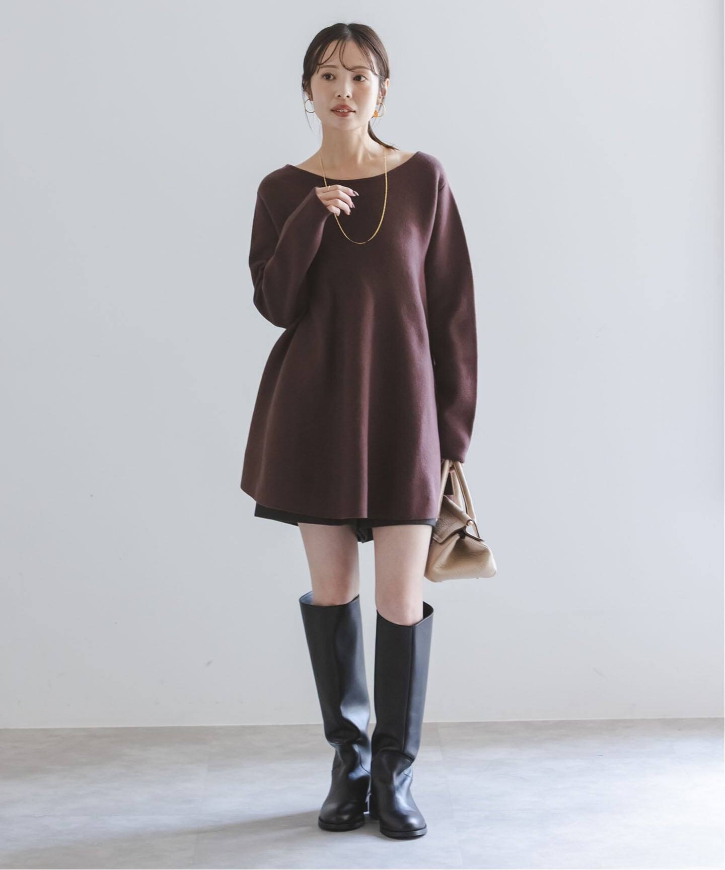 テントライン フレアニット（ニット／セーター）｜NOBLE（ノーブル）の