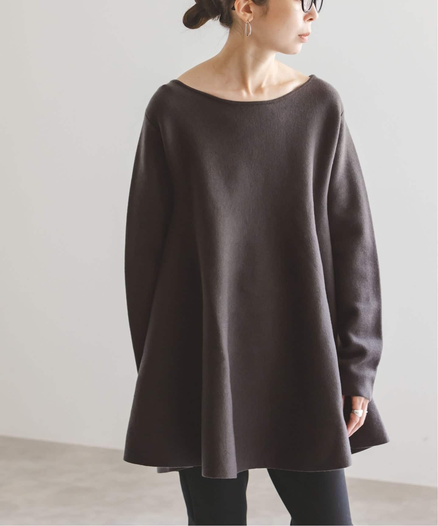 追加》テントライン フレアニット（ニット／セーター）｜NOBLE