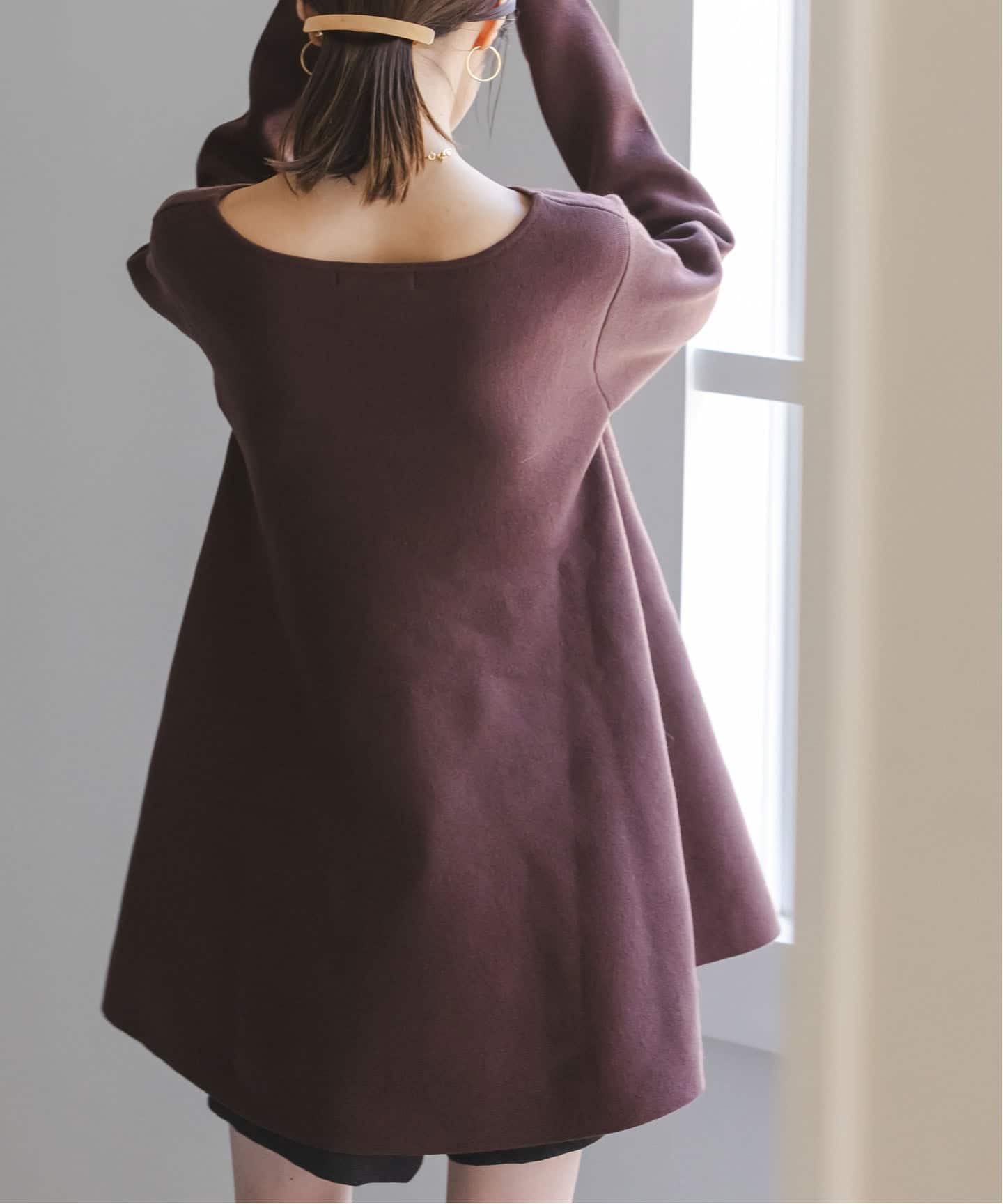 追加》テントライン フレアニット（ニット／セーター）｜NOBLE