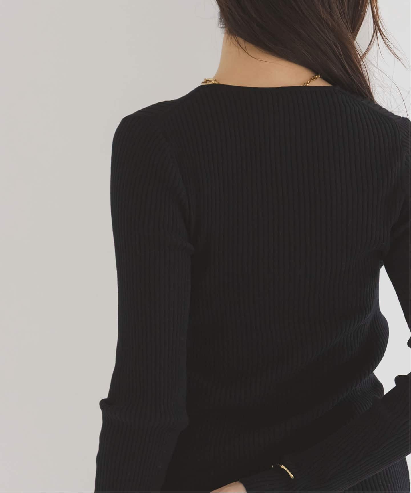 CO/SILK リブカーディガン（カーディガン）｜NOBLE（ノーブル）の通販