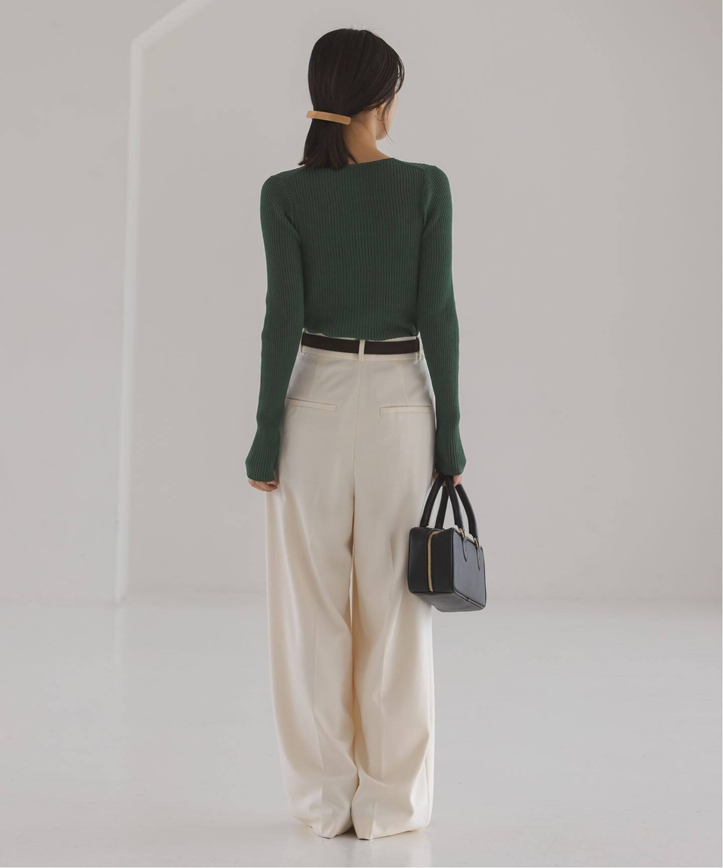 CO/SILK リブカーディガン（カーディガン）｜NOBLE（ノーブル）の通販