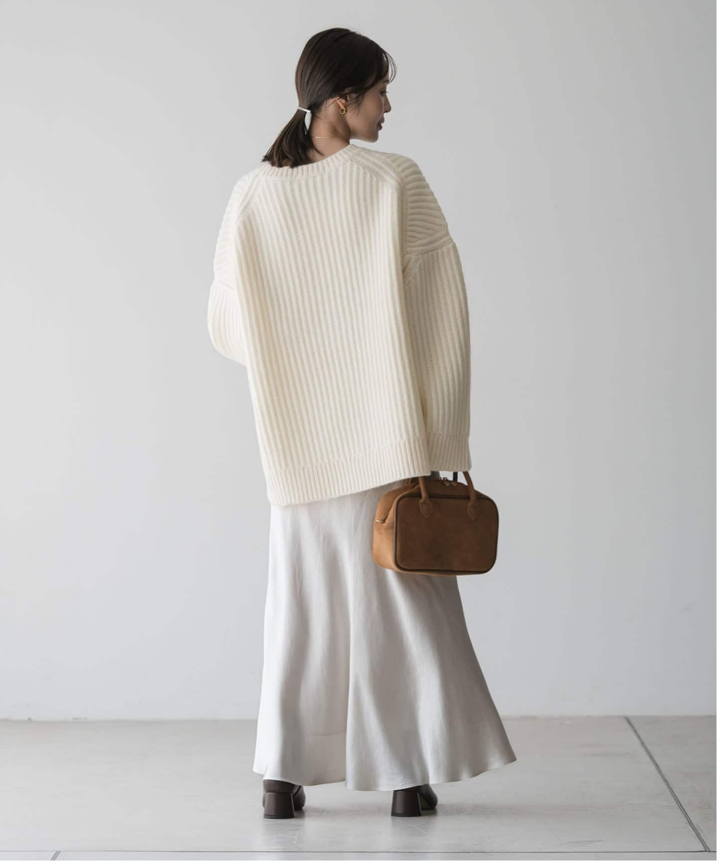 片畦ビッグニット（ニット／セーター）｜NOBLE（ノーブル）の通販