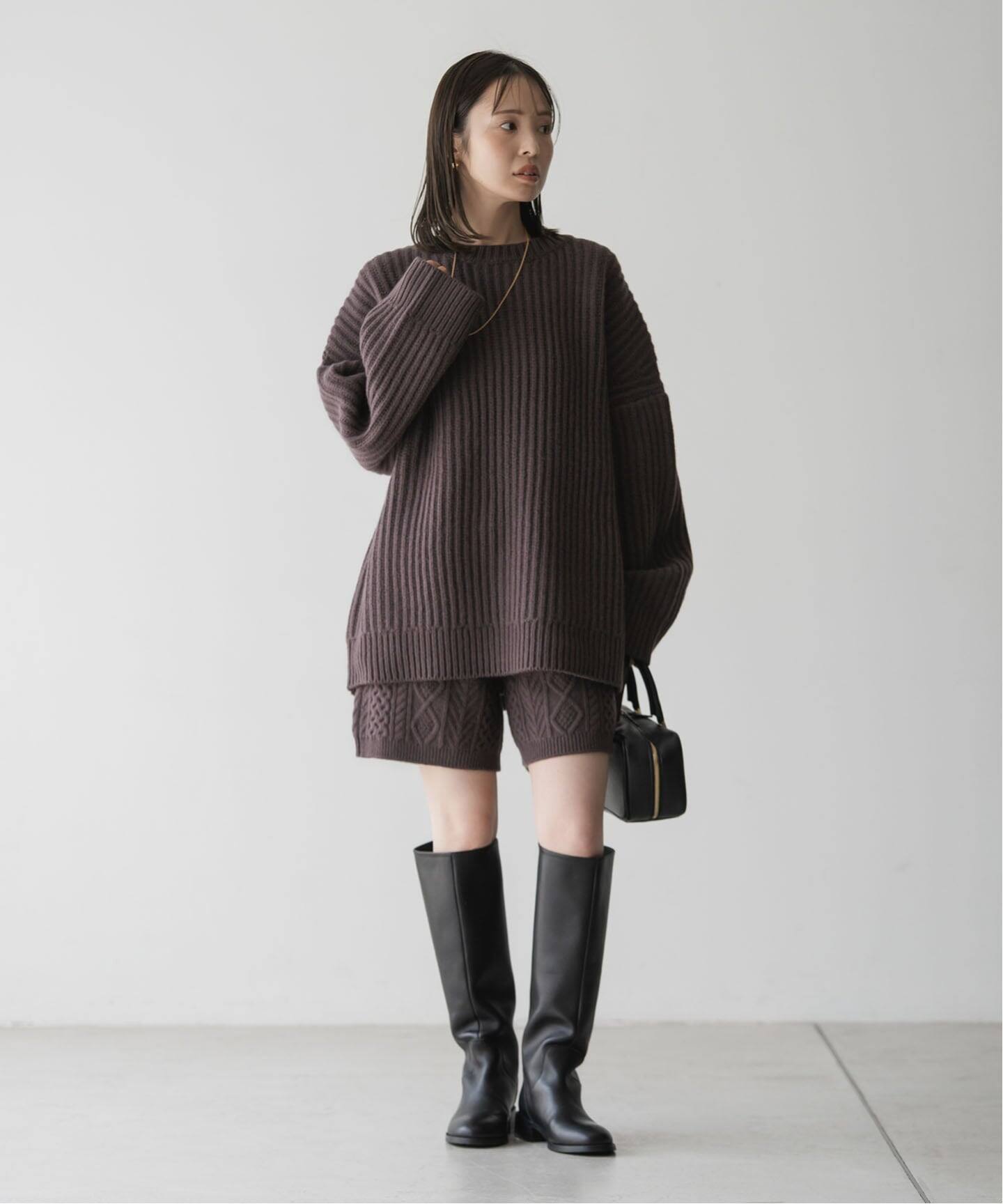 ◎新品未使用◎Noble ノーブル◎片畦 バックオープンニット 片畦バックオープンニット（ニット／セーター）｜NOBLE