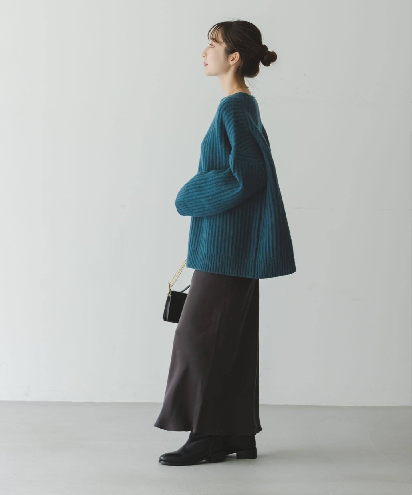 片畦ビッグニット（ニット／セーター）｜NOBLE（ノーブル）の通販
