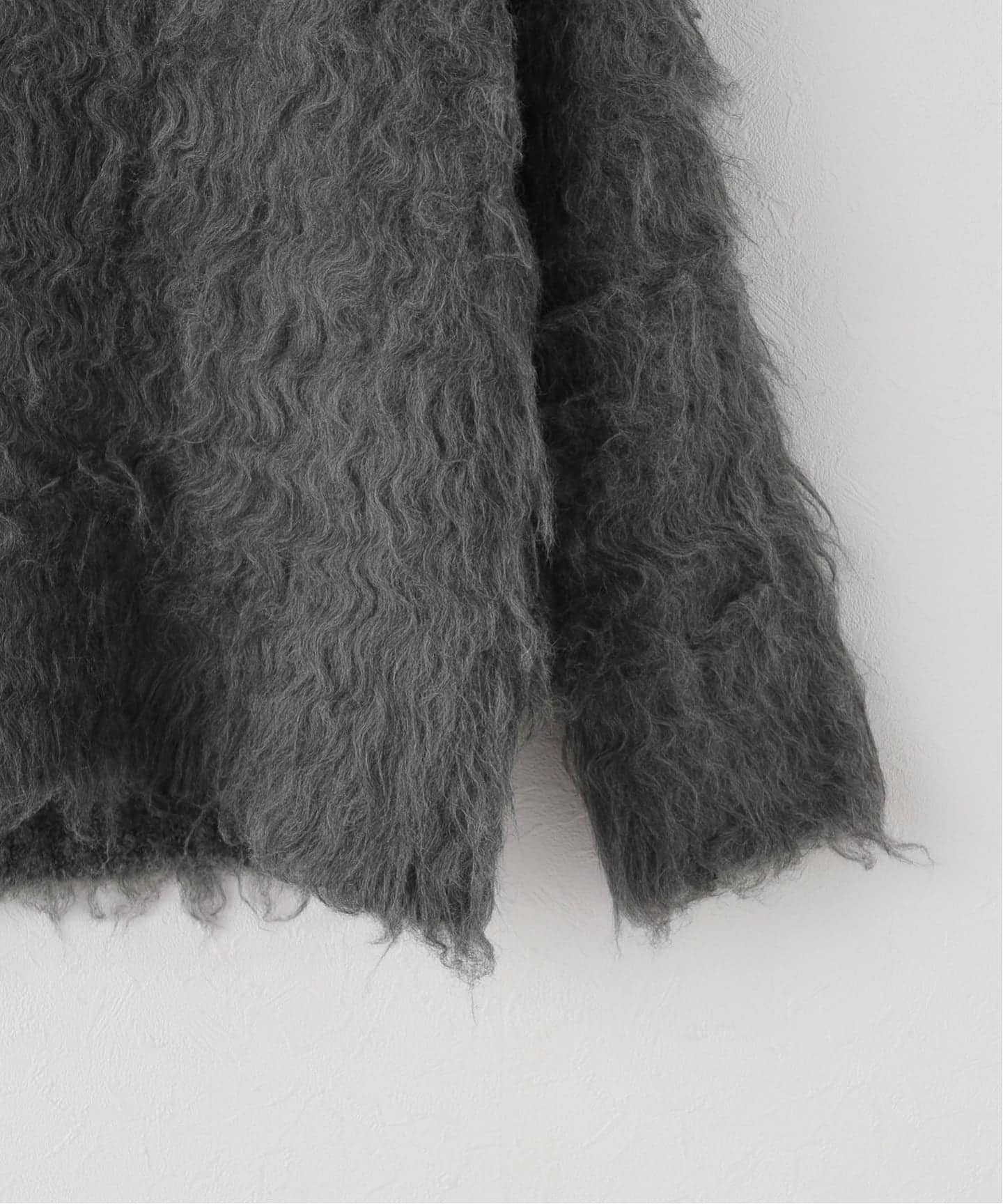 determ/デターム Open Back Shaggy Turtleneck Knit（ニット／セーター