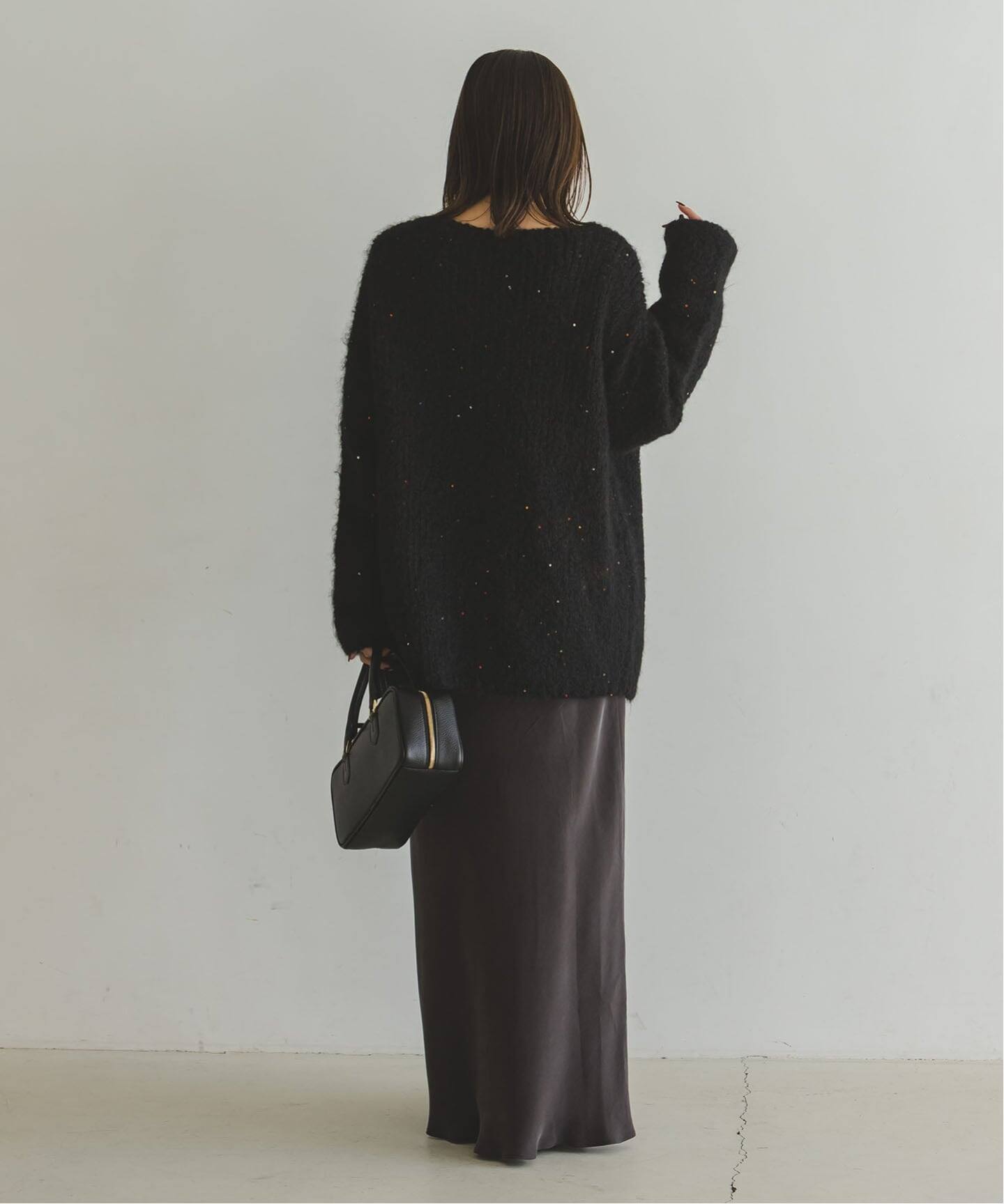 COUTURE D'ADAM/クチュールドアダム Sequin Fluffy Knit カーディガン