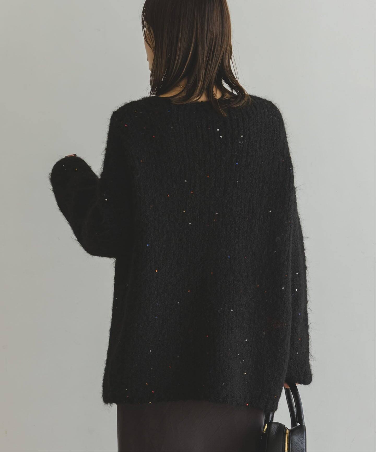 COUTURE D'ADAM/クチュールドアダム Sequin Fluffy Knit カーディガン