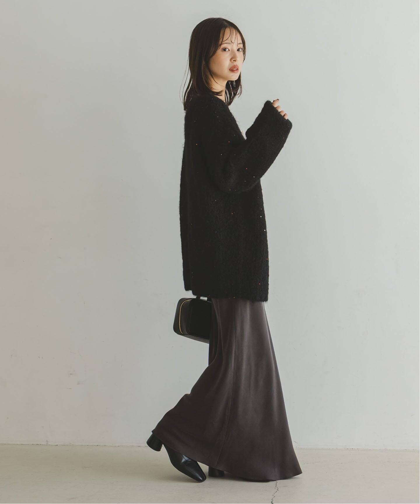 COUTURE D'ADAM/クチュールドアダム Sequin Fluffy Knit カーディガン