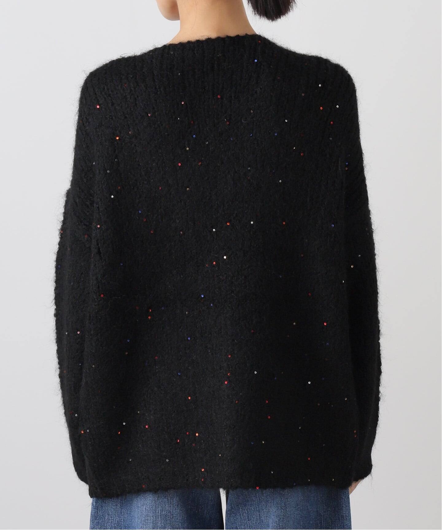 COUTURE D'ADAM/クチュールドアダム Sequin Fluffy Knit カーディガン